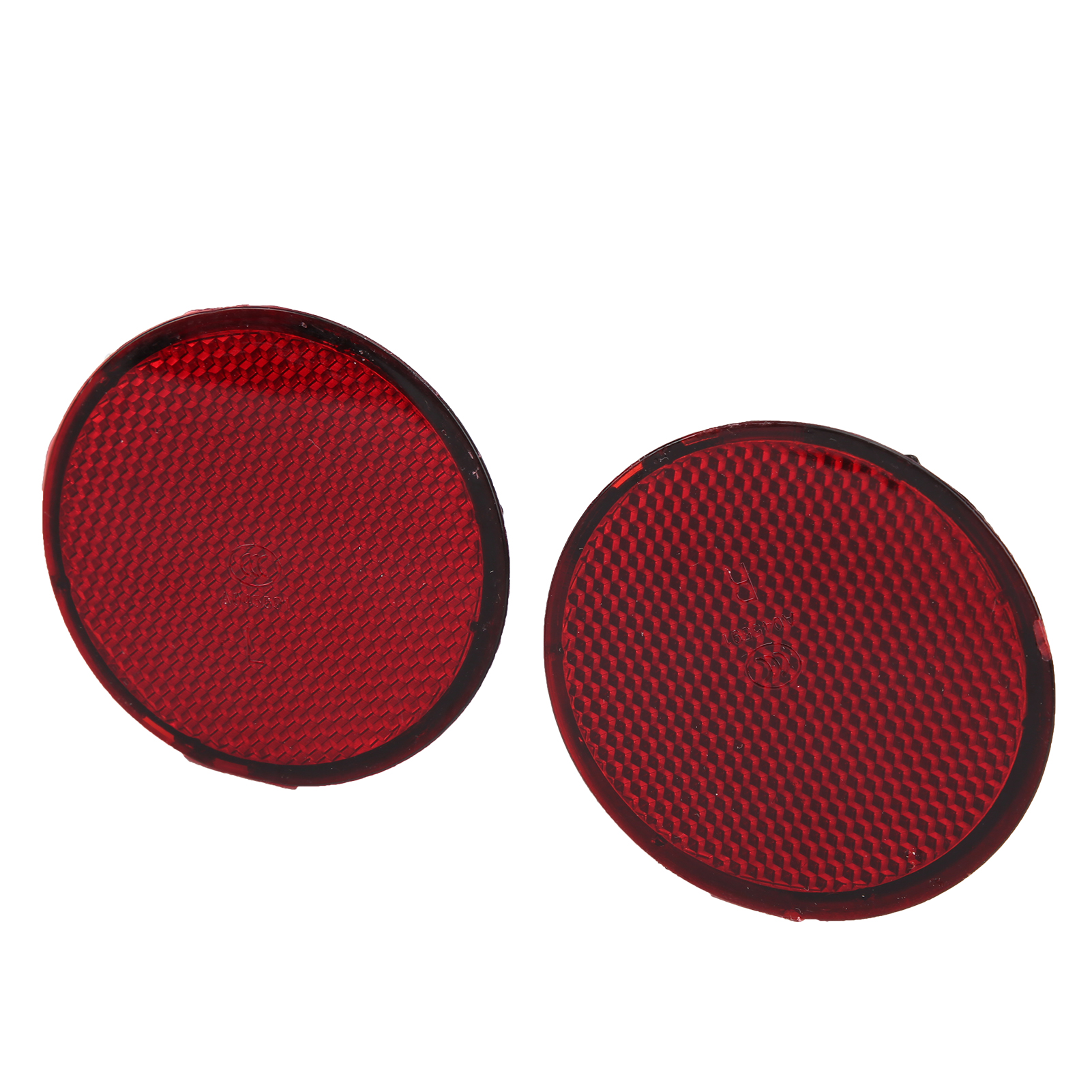 Set Mit 2 Runden, Roten, Reflektierenden Rückstoßstangenleuchten, Kompatibel Mit Nissan Qashqai 2007-2015, Autozubehör