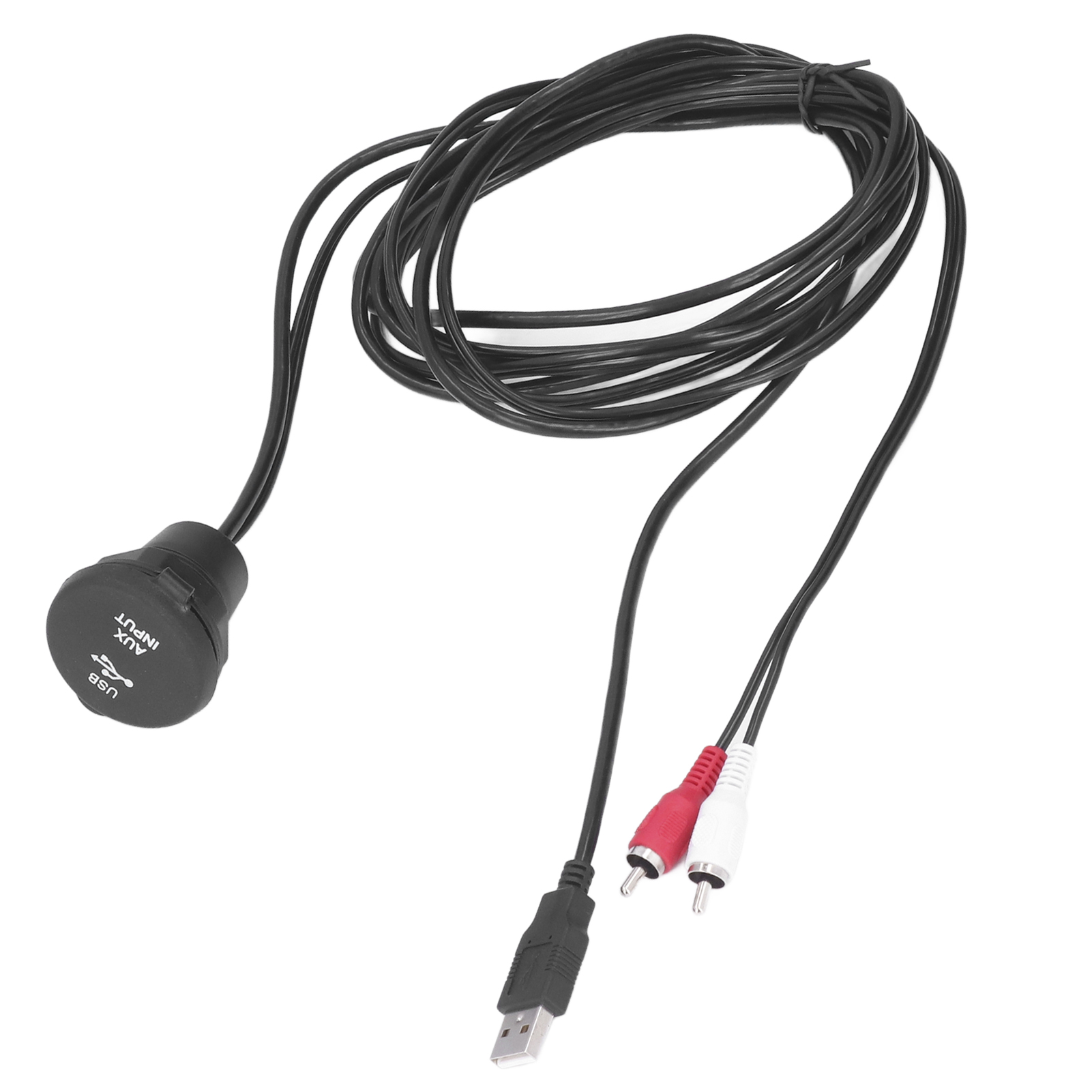 Usb 3.0 Stecker Auf Buchse 1,8 M Set, Unterputz-verlängerungskabel, 2 Rca Auf 3,5 Mm Klinkenbuchse Adapter, Für Motorrad- Und Autoarmaturenbretter