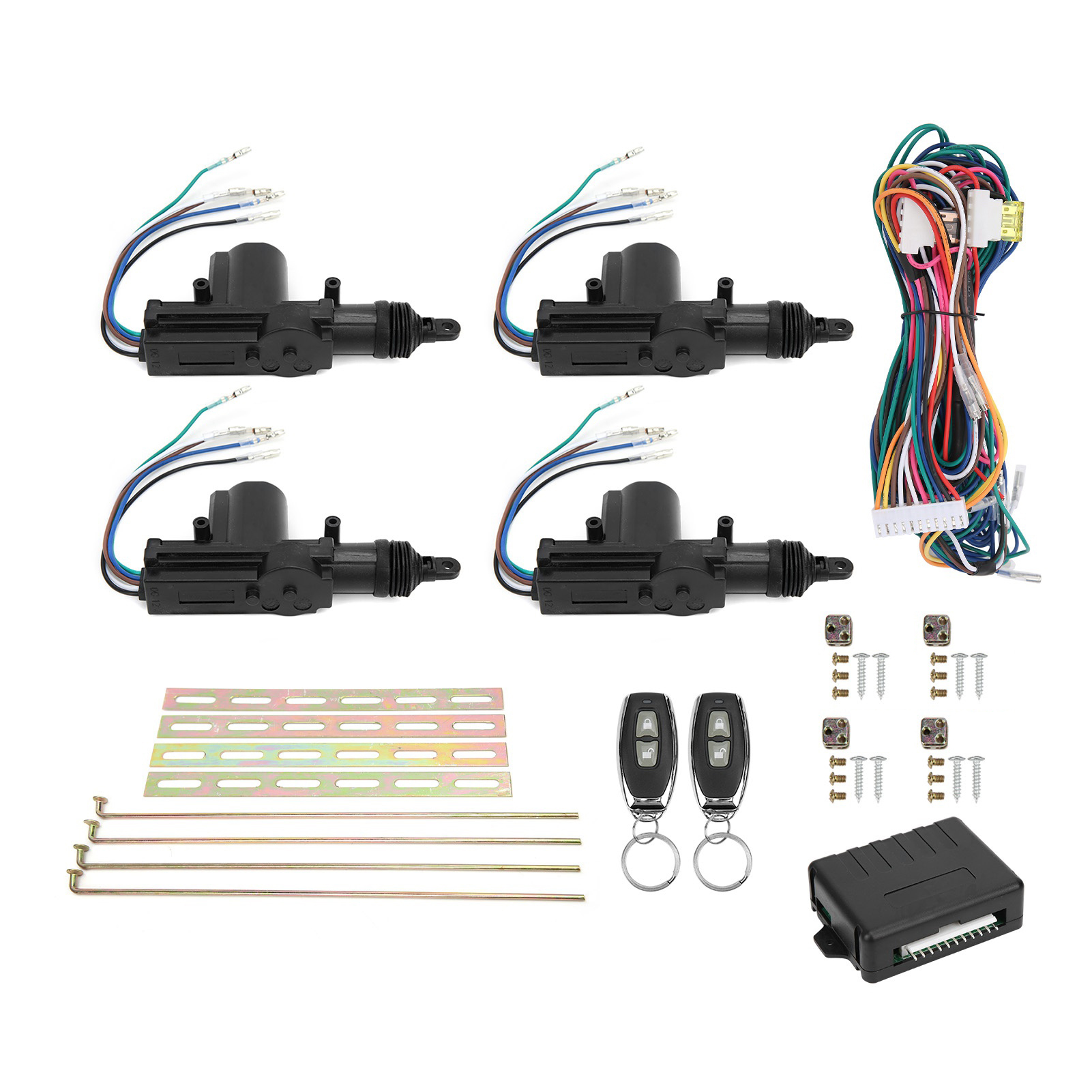 Zentralverriegelung Mit Fernbedienung, 12-v-schlüsselloses Zugangssystem, Led-anzeige, 2 Bedienelemente