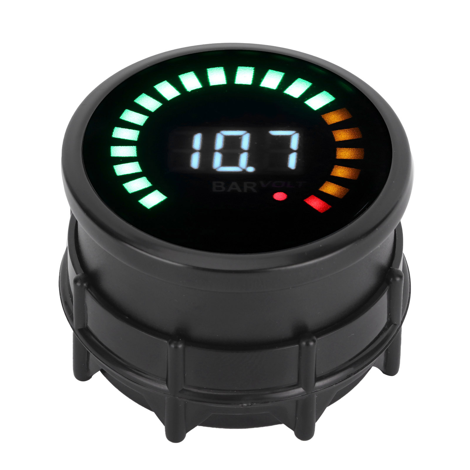 12v Usb-ladegerät Mit Digitalem Led-voltmeter Und Vakuummeter, Universelle 2-in-1-autoanzeige, Präzise Digitale Anzeige, 12v-kompatibel, Doppelfunktions-kit.