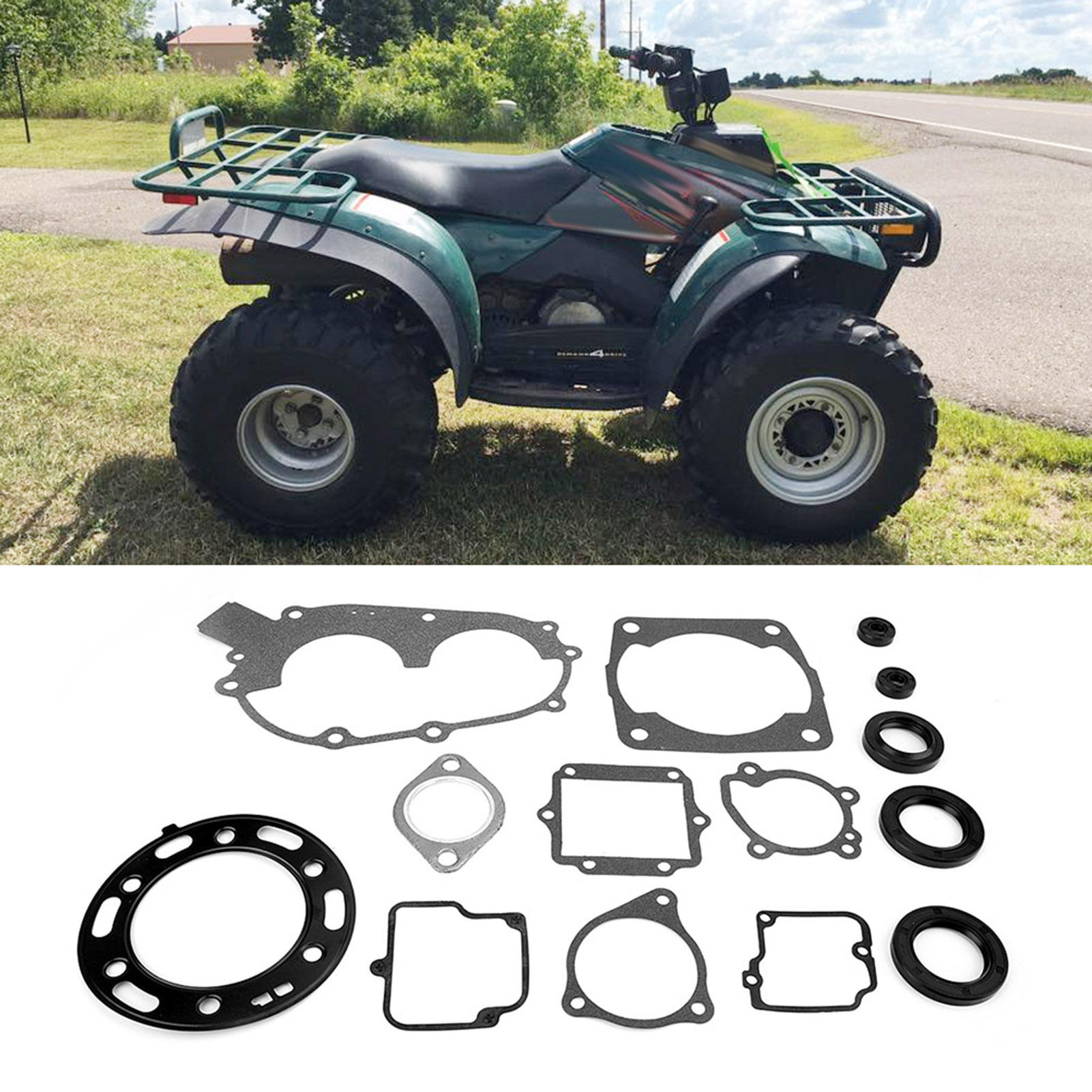 Kompletter Zylinderkopfdichtungssatz + Lager + Öldichtungen Für Polaris Atv 400 400l – Motorüberholung, Abdichtung, Ersatzteile