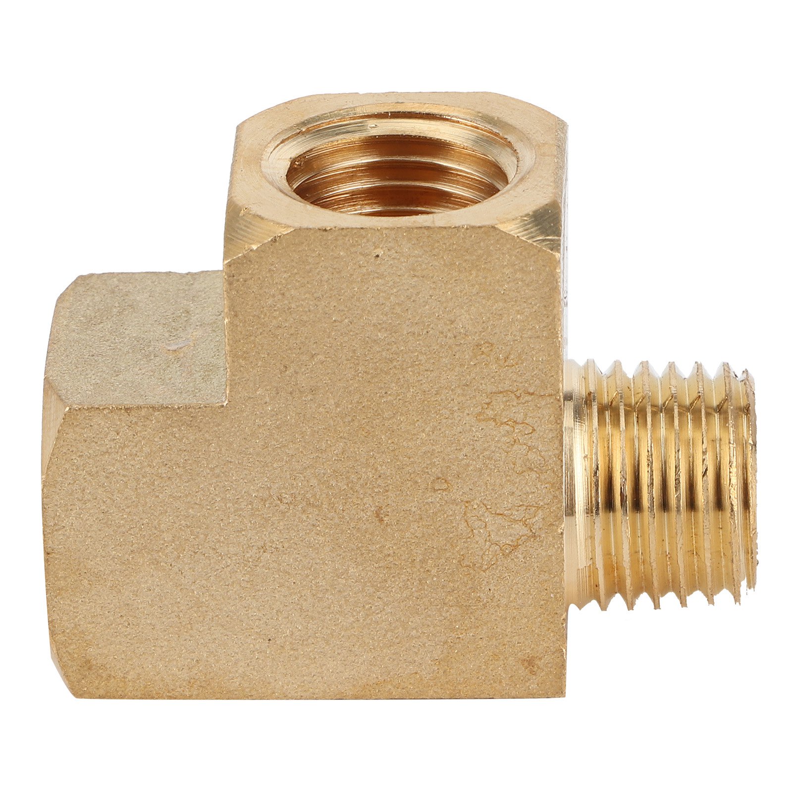 T-stück Aus Massivem Messing, Npt-außengewinde, Universalmuffe, 1000 Psi, Rohrersatzteil