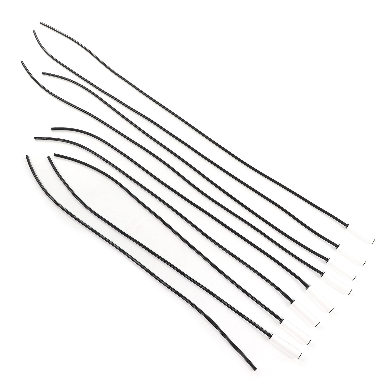 Universal-zündkerzenkabelsatz 9002c, 8,5 Mm / 0,3 Zoll, 135°-keramikspitzen, Edelstahlanschlüsse, Hochleistungs-ersatzkit