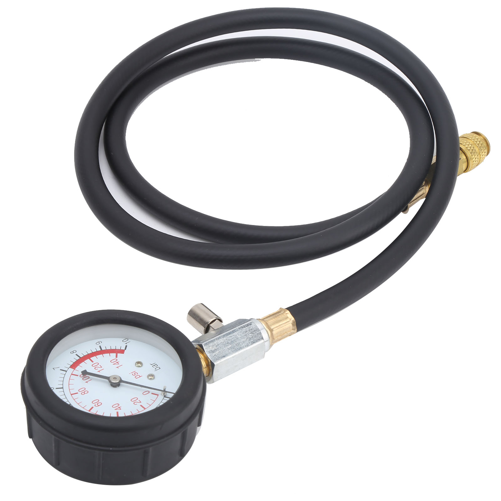Motoröldruck-prüfset Mit Manometer, Koffer, Warnung Bei Niedrigem Öldruck, 90°-winkeladapter, Kfz-diagnosegerät