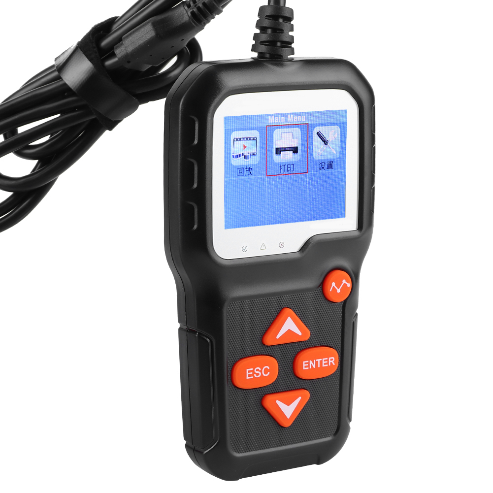 Kw650 Automatischer Batterietester Für 6v-12v Motorrad-auto Digitalanalysator