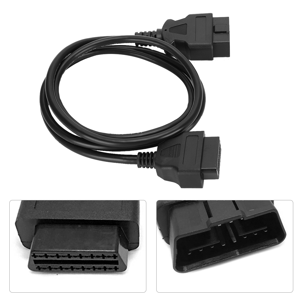 1,5 M / 4,9 Ft Obd2 16-poliges Verlängerungskabel (stecker Auf Buchse) – Diagnoseadapter