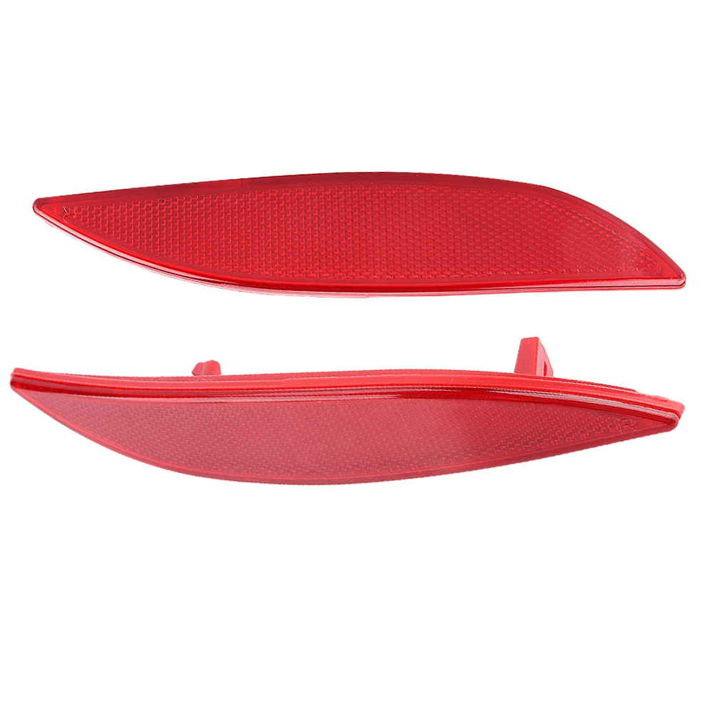 Paar Linke Und Rechte Rückstrahler 265650004r Für Renault Megane Iii 2008-2013, Stoßstangenleuchten, Rot