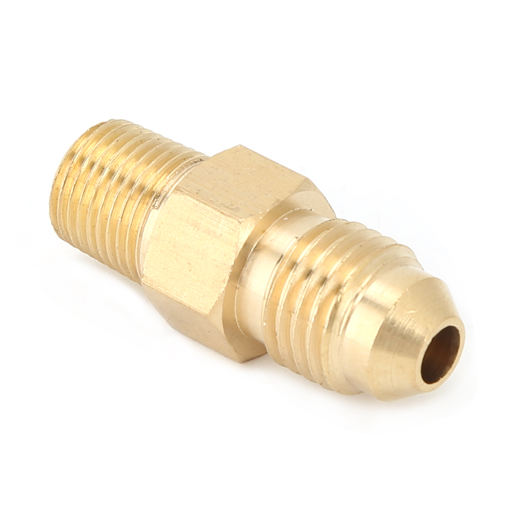 2 Stück Messing-adapter Für Öl- Und Gasanschlüsse, Gerader An4-außengewindeanschluss Auf 1/8-zoll-npt-außengewindeanschluss