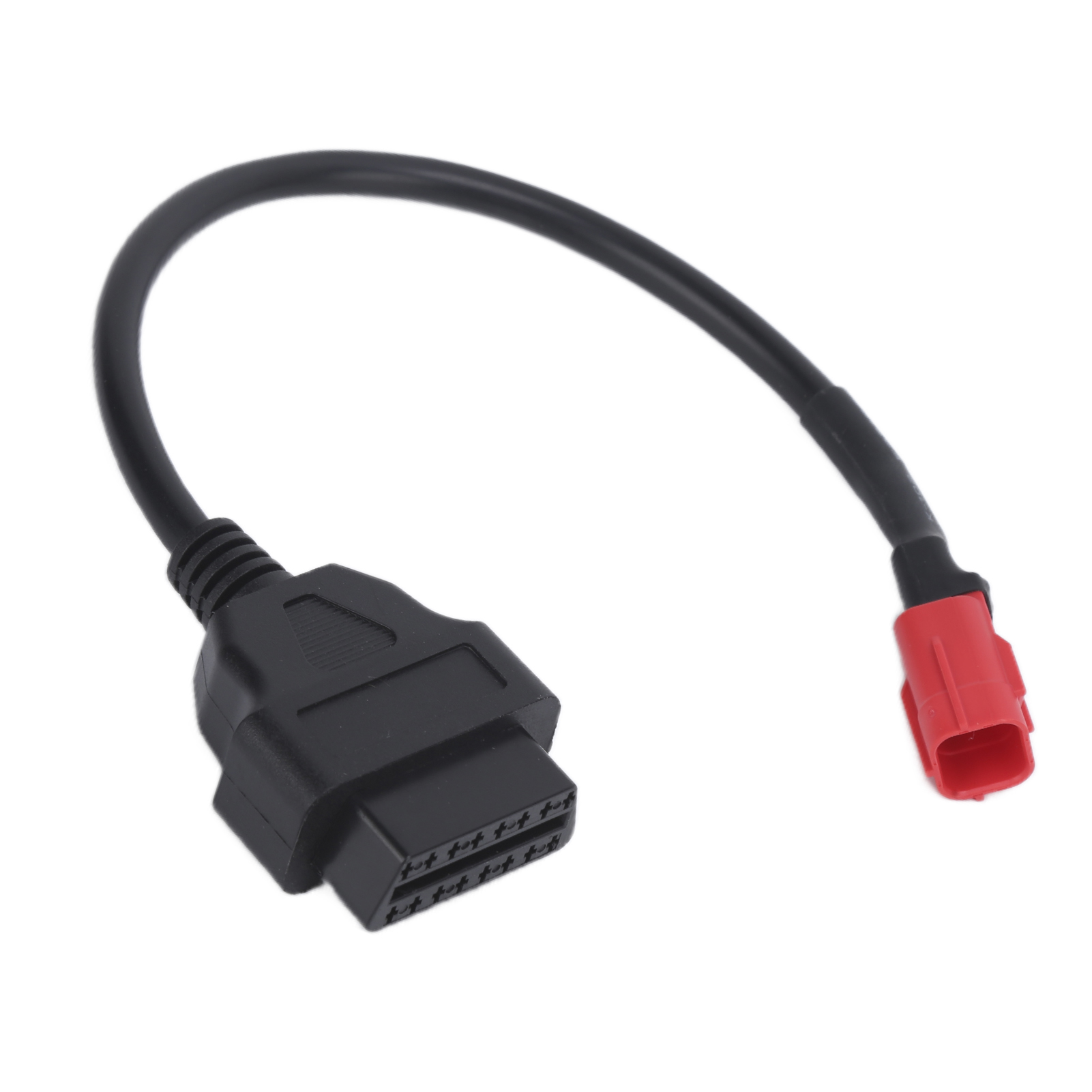 16-poliger Auf 6-poliger Obd-stecker Für Motorräder, Schwarzes Flexibles Kabel, Für Wartungs- Und Umbauarbeiten