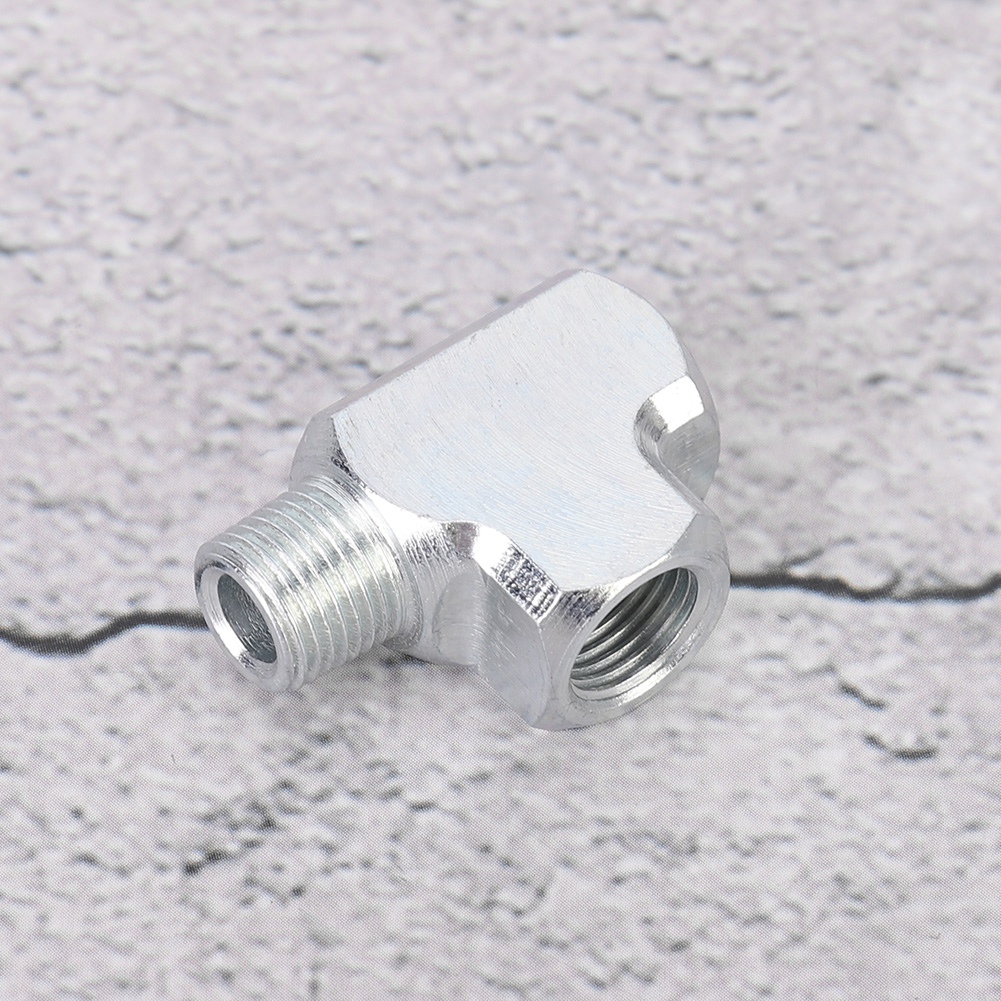 Öl- Und Wasserdrucksensor Mit 3-wege-t-stück, 1/8"-messing-t-anschluss, Manometer Für Rohrleitungen