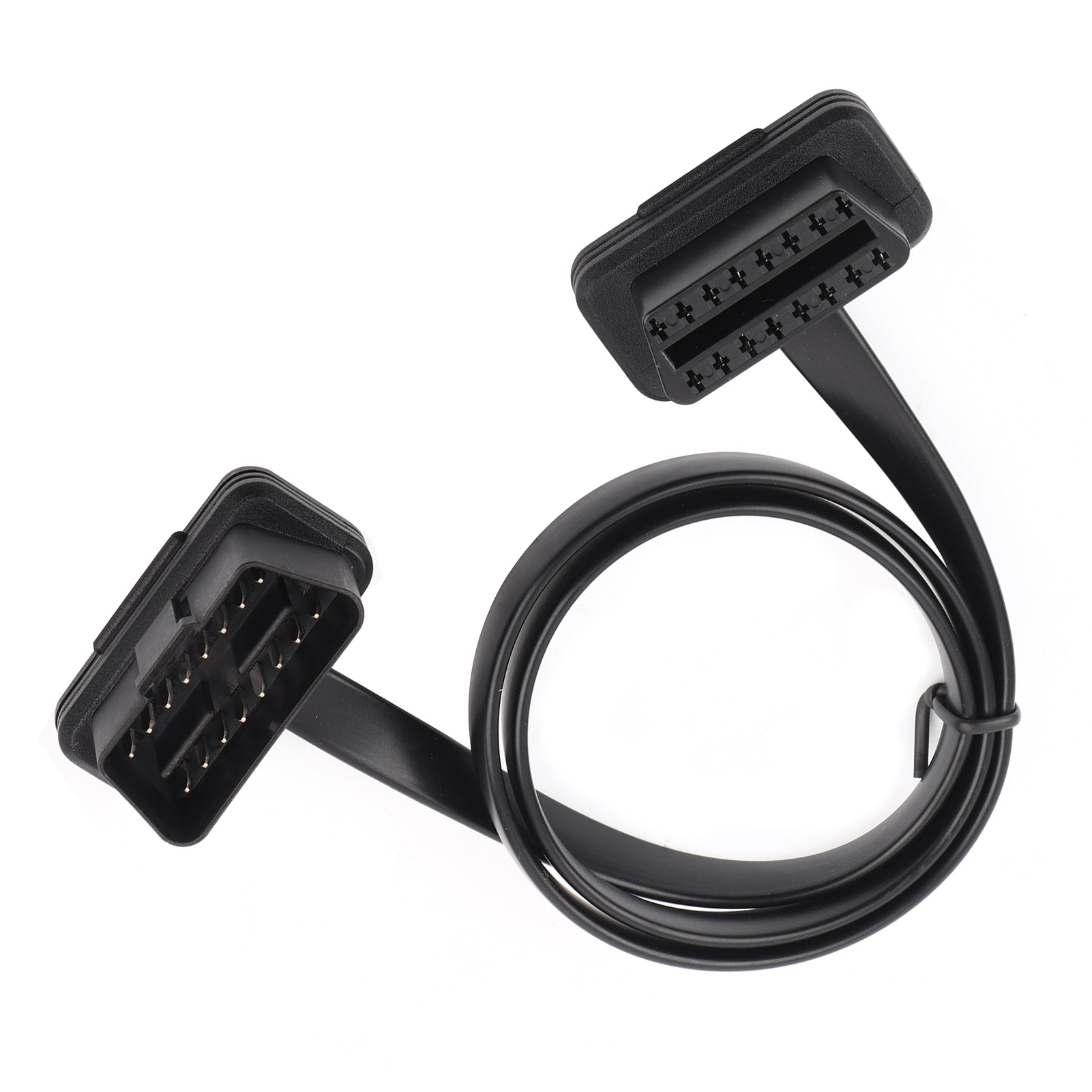 Obd2 16-pin Stecker Auf Buchse Verlängerungskabel Kfz-diagnoseadapter 60 Cm 24 Zoll