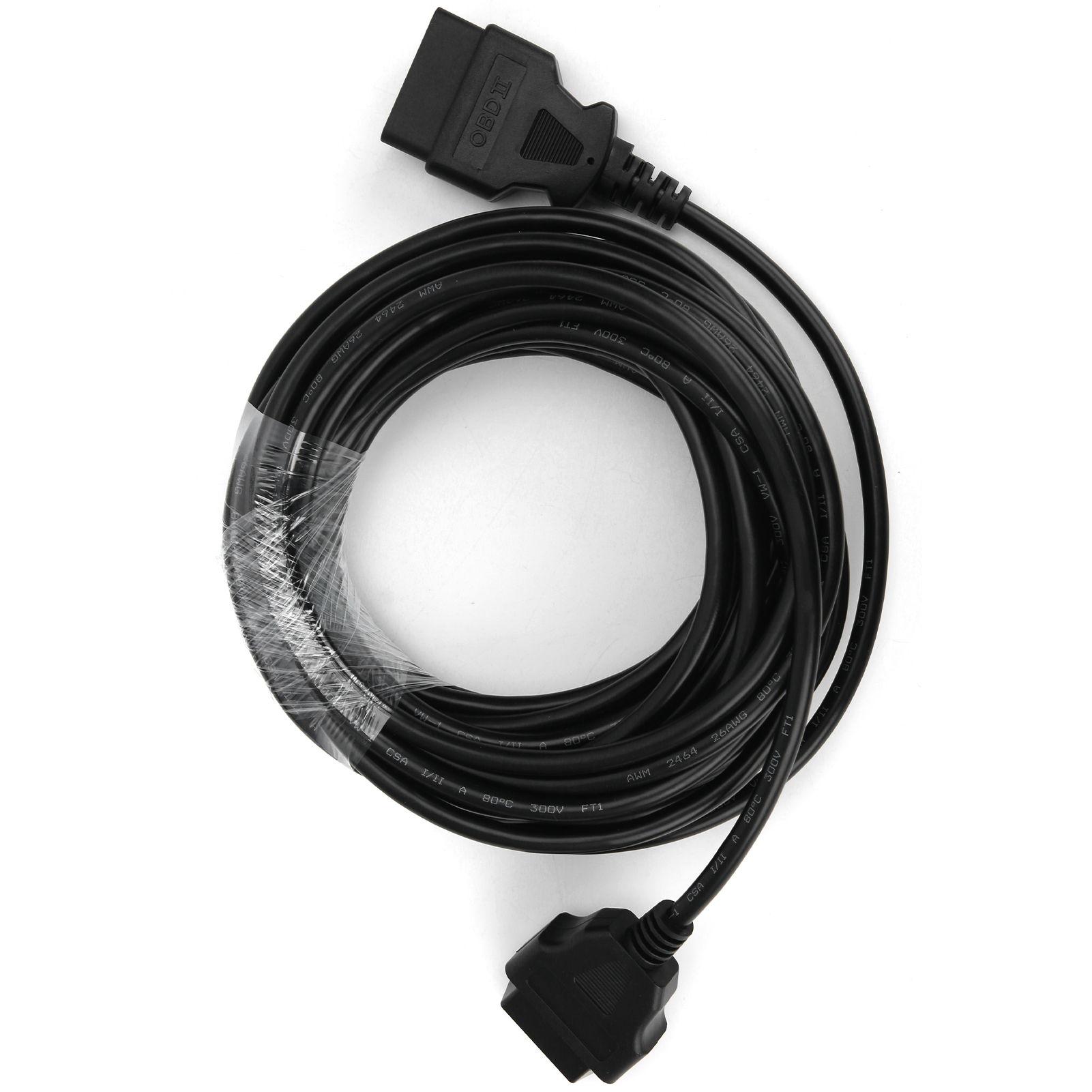 Obd2 16-pin Stecker Auf Buchse Diagnoseanschluss Verlängerungskabel 10m/32,8ft Adapterverlängerung Für Kfz-scanner
