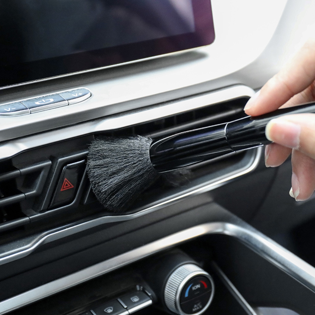2-teiliges Autoreinigungsbürsten-set, Innen- Und Außenreinigungsset Für Reifen, Felgen, Lüftungsschlitze, Motor, Sitze Und Armaturenbrett.