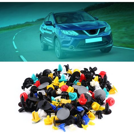 200 Befestigungsclips Für Autotürverkleidungen, Spiegelclips, Nieten, Schrauben Und Universelle Schnellverschlüsse, 200-teiliges Sortiment