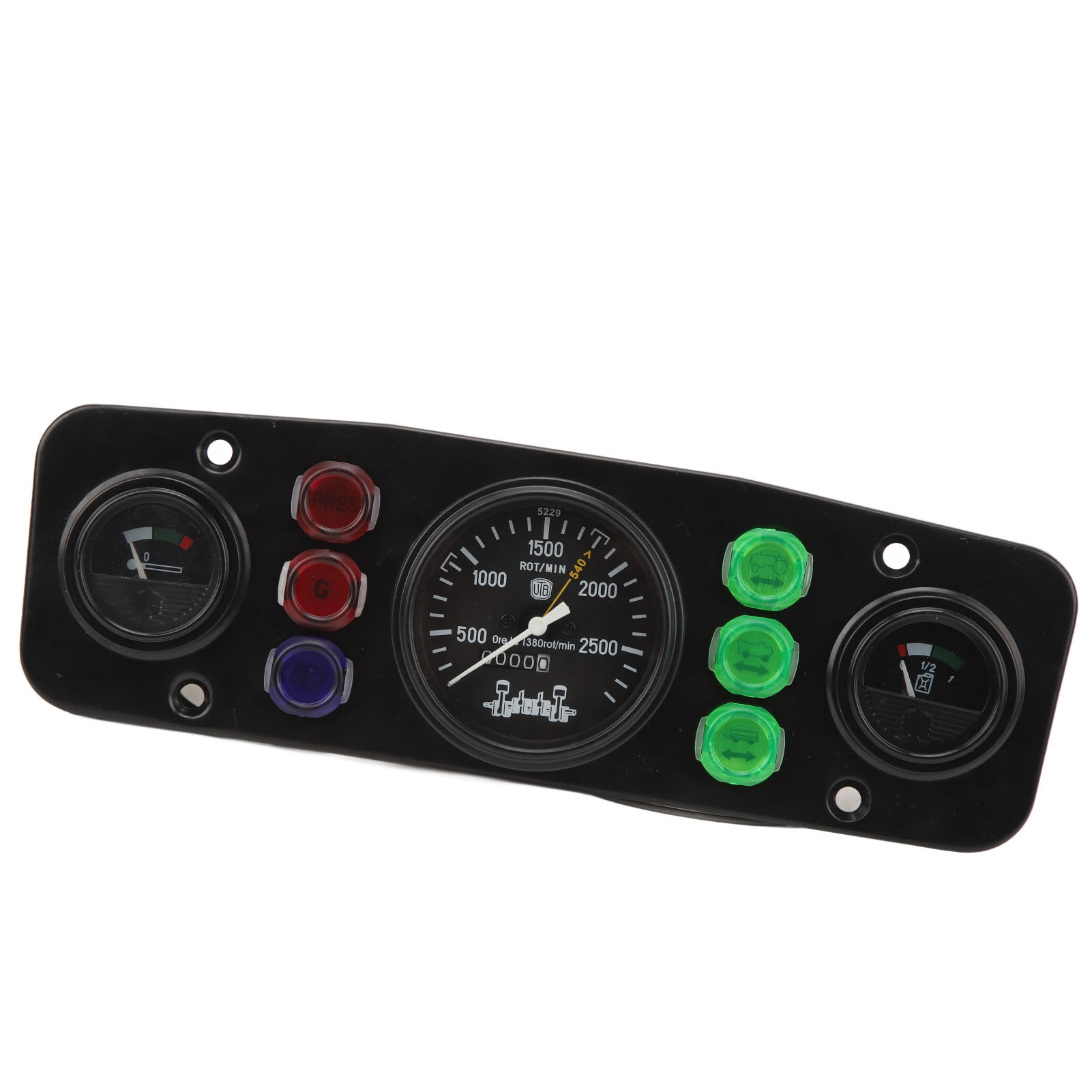 3-in-1-auto-anzeige: Wassertemperaturmesser, Drehzahlmesser, Ölstandsanzeiger, Instrumententafel Für Traktoren Und Nutzfahrzeuge (12 V)