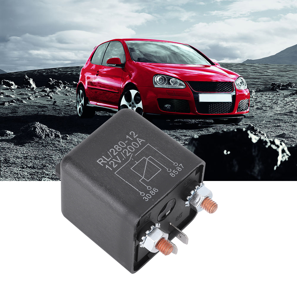Wm686 Anlasserrelais 12v 4-polig Ein/aus-relais Hochleistungs-anlasserrelais Rl180 200a