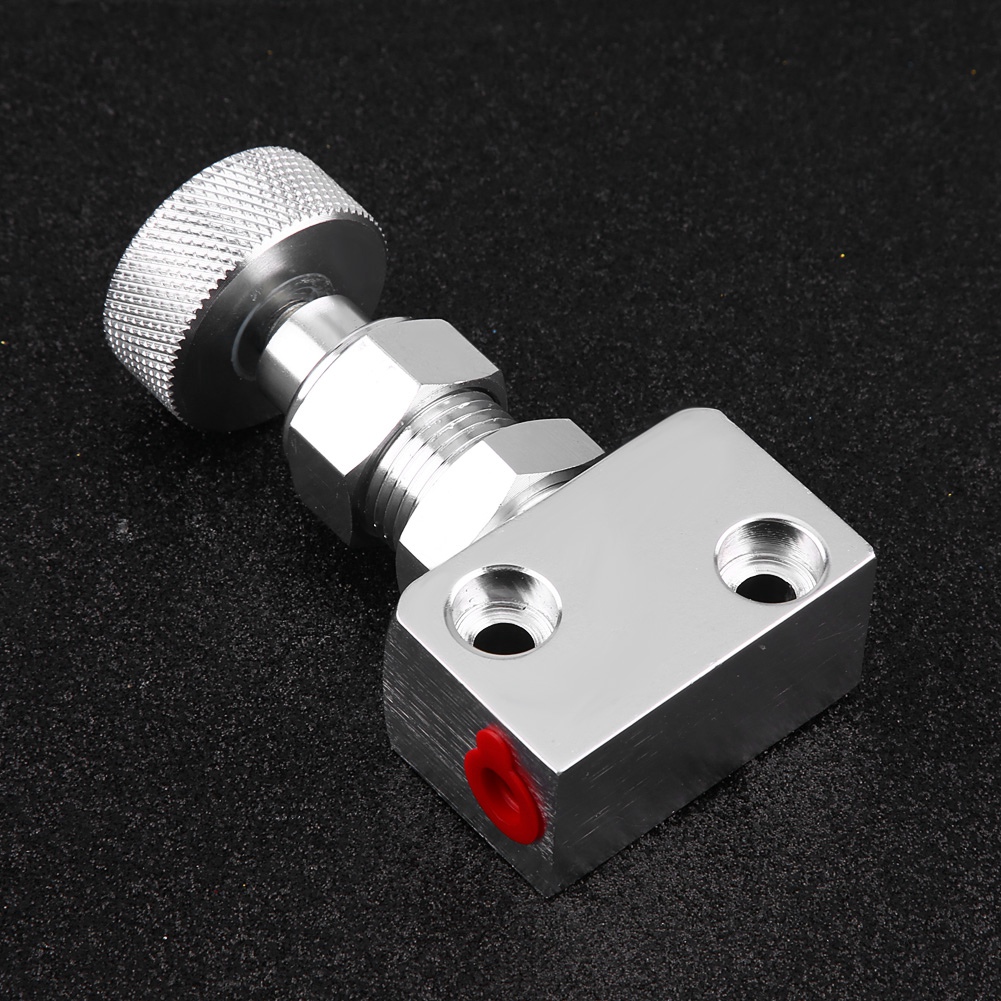 Universelles Bremskraftregelventil, Hydraulischer Druckregler, Motorsport-bremsabsperrventil, Silbernes Bremsdosierset