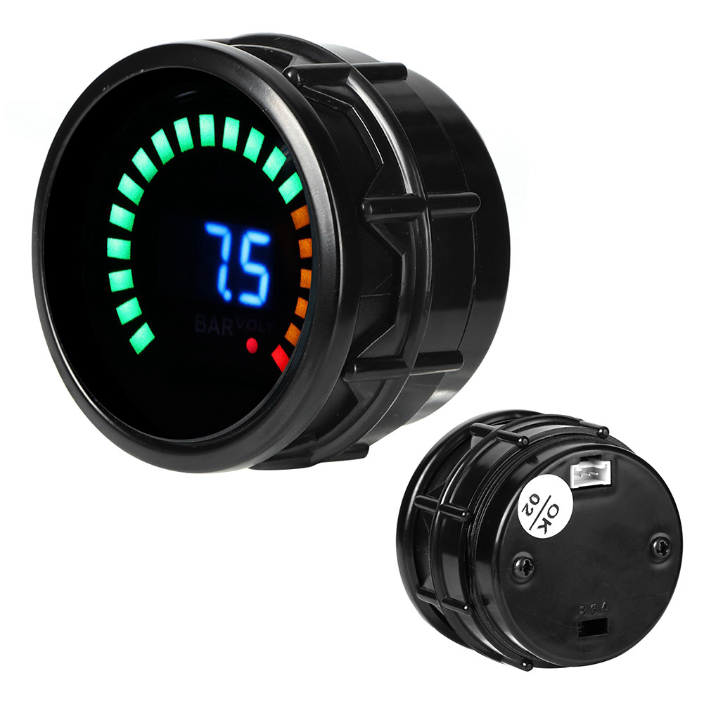 2-zoll-vakuummeter Für Autos, Led-skala, Digitalanzeige, 12 V, Universell