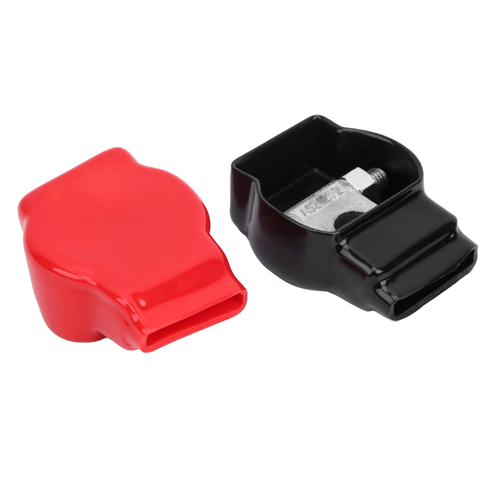 Batterieklemmen-set Mit Abdeckung, Kupferpaar Mit Schrumpfschlauch, Plus- Und Minuspol, Satz Steckverbinder.