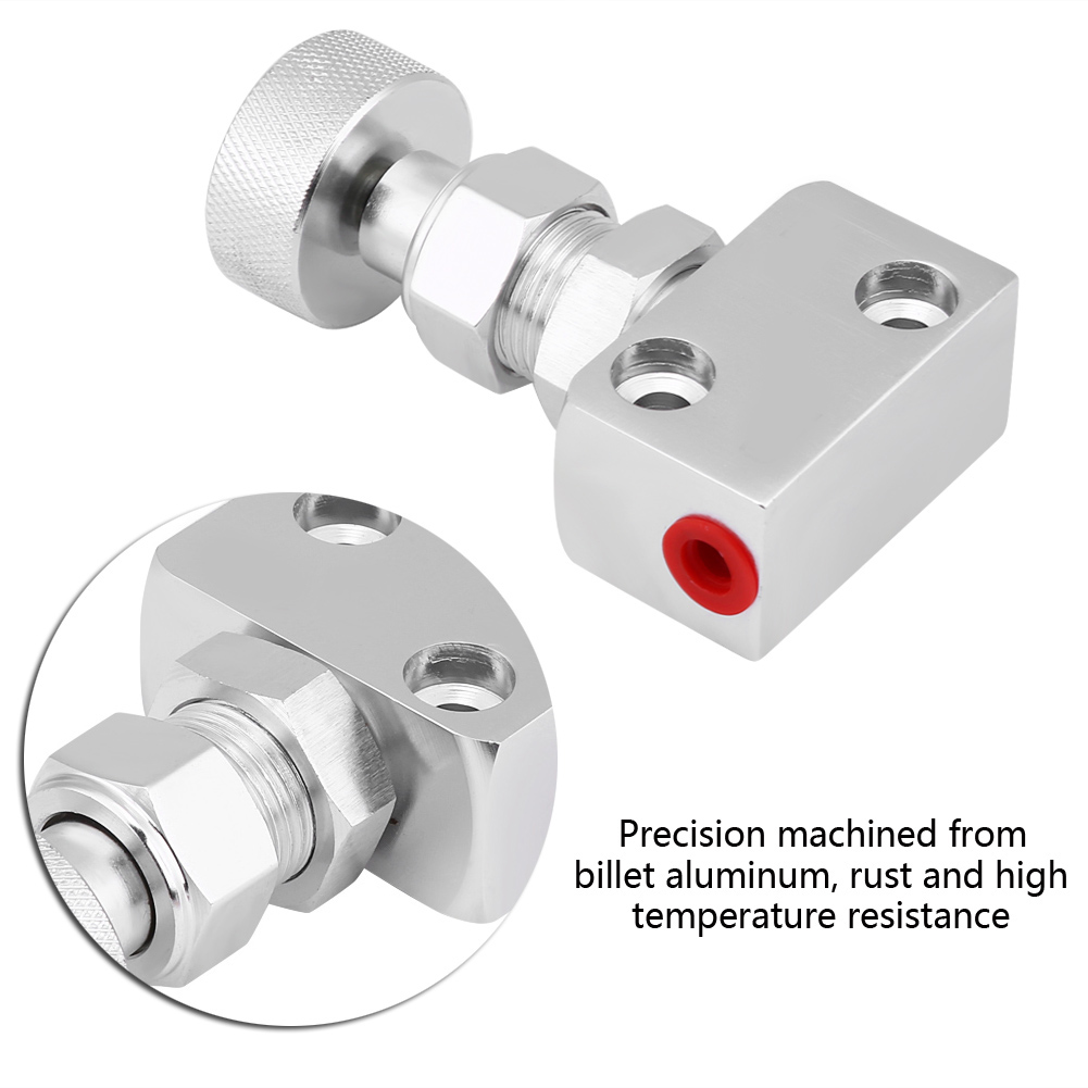 Verstellbares Proportional-bremsventil-set Aus Aluminium, Schraubtyp, Für Rennwagen, Einstellbarer Bremsdruckverteiler