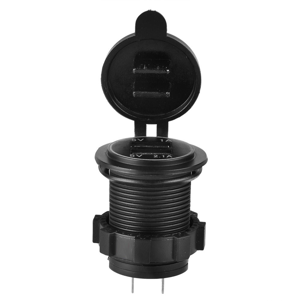 3,1a Wasserdichte Dual-usb-ladebuchse Mit Led-anzeige Für Auto, Boot Und Mobiltelefon