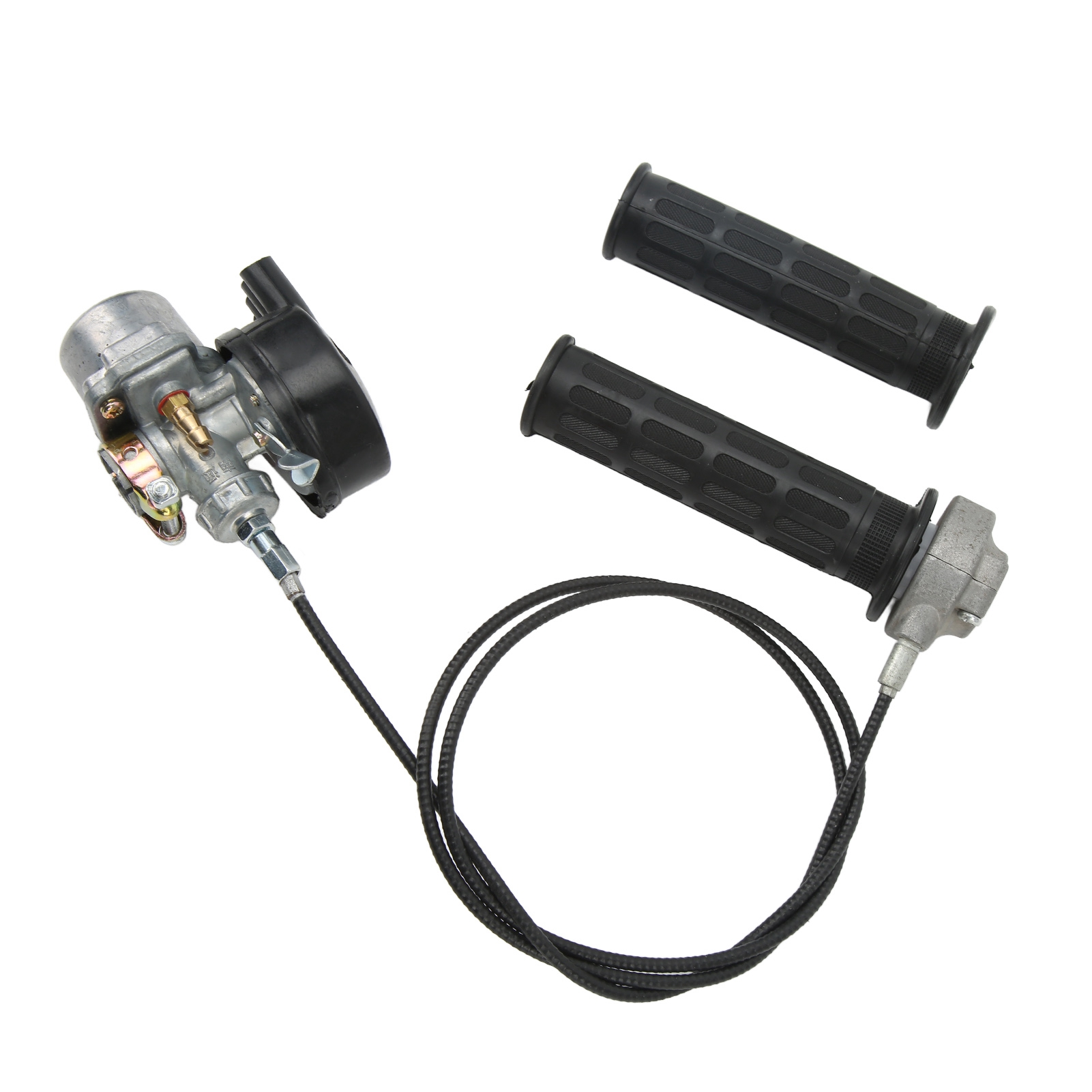 Gasgriff Mit Kabel Für Vergaser, Set Kompatibel Mit 2-takt-motoren 49cc 60cc 66cc 80cc, Motorisierte Fahrräder, Komplette Gashebel-baugruppe.