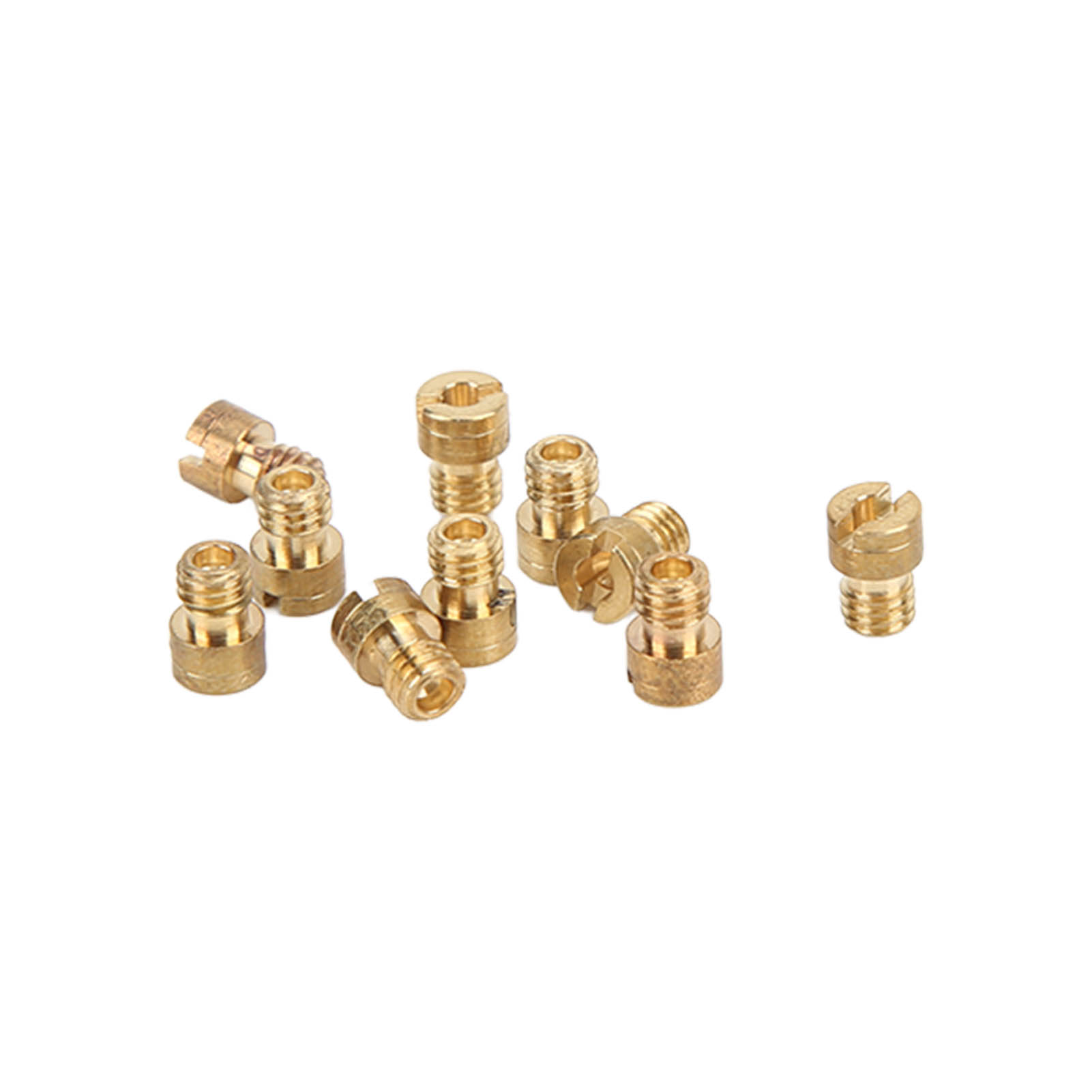 Satz Mit 10 Hauptdüsen Aus Metall 40-58 Für Gy6 50cc 139qmb Rollervergaser, Kompatible Ersatzteile.