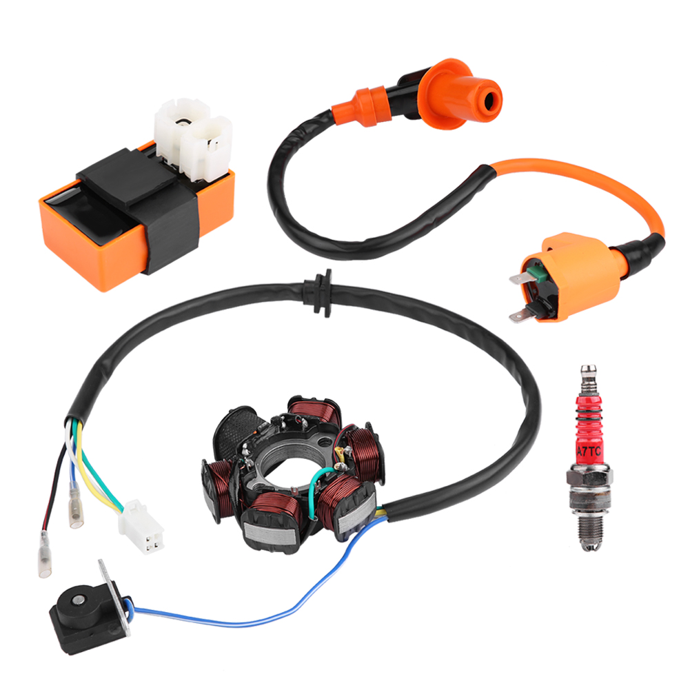 Cdi-zündspule, Zündkerze, Magnetzünder, Stator Für Gy6 125ccm/150ccm Roller/moped – Motorleistungs-kit