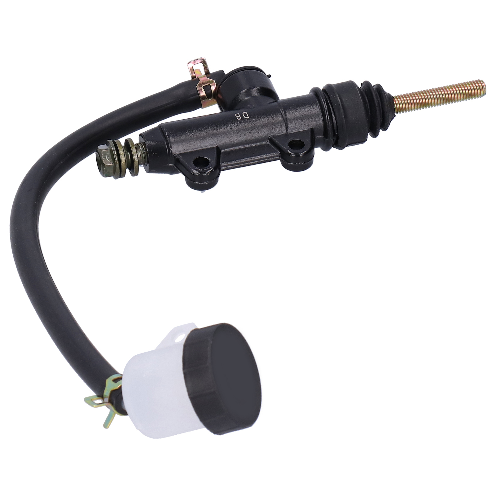Motorrad-daumenkupplungsbremsen-kit 7/8 Zoll, Hinterrad-hauptpumpenhebel, Zylinder Aus Aluminiumlegierung Für Lenker
