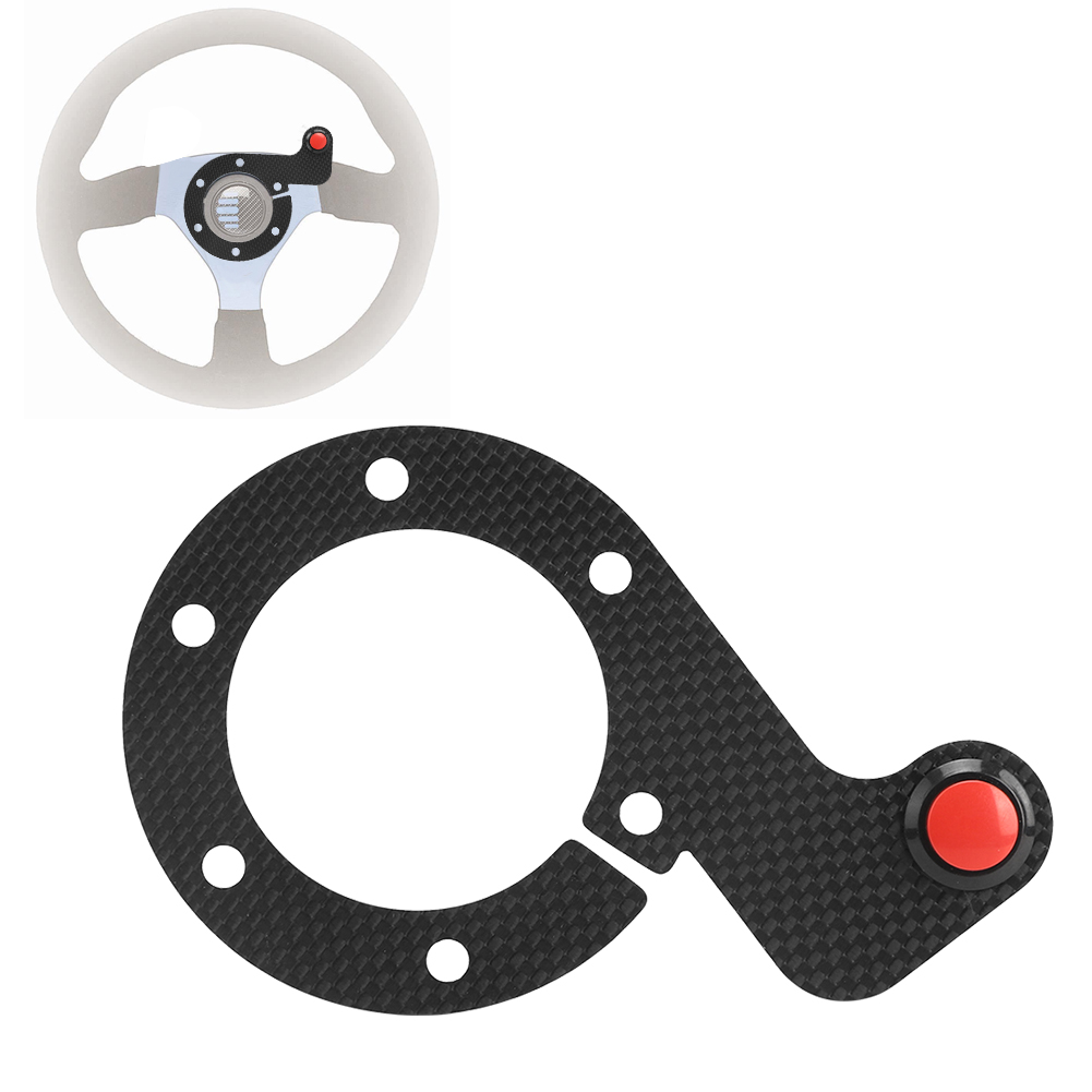 Externe Hupenknopf-kits Aus Kohlefaser Für Momo/omp/nardi/sparco 6-loch-lenkräder Mit Einzelknopf