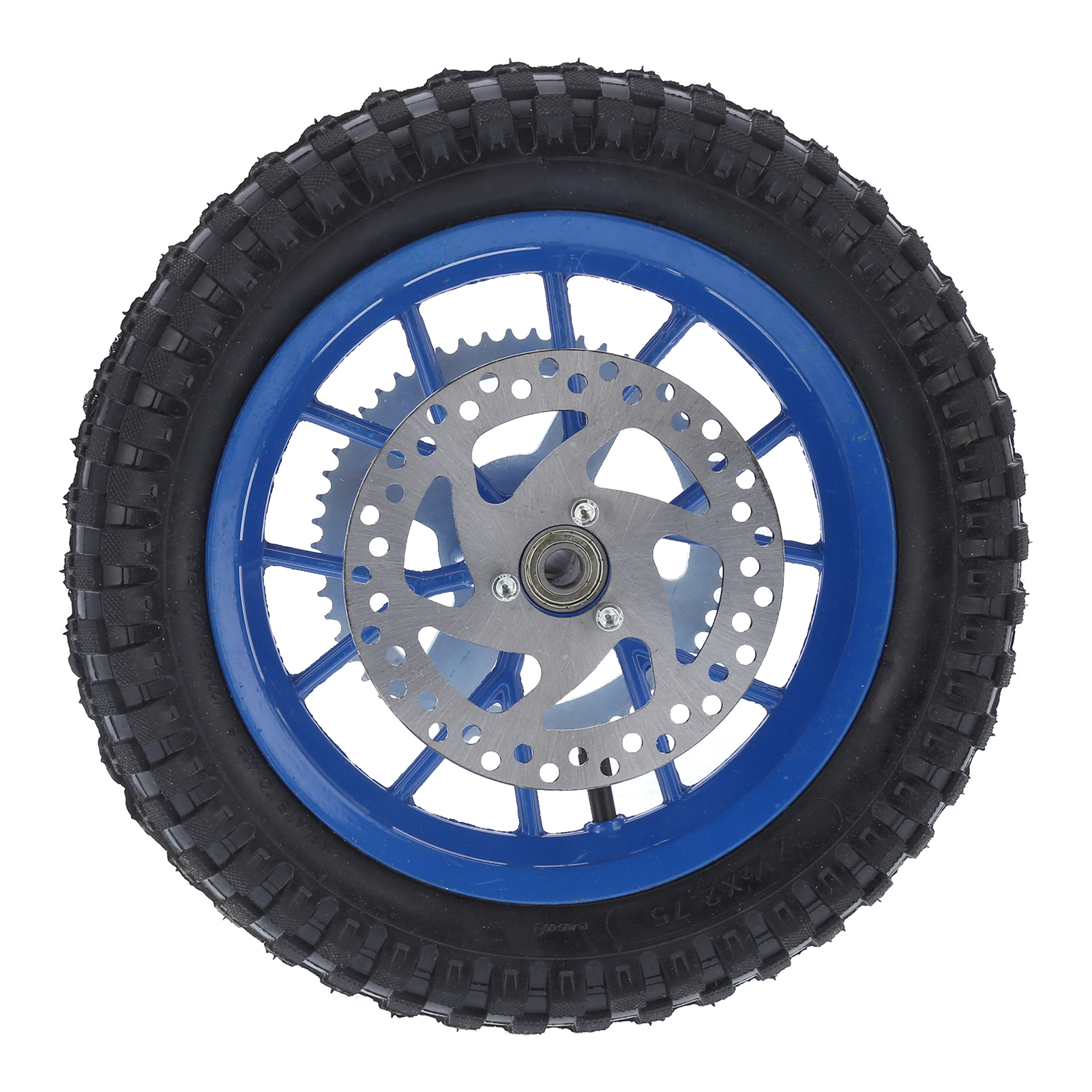 Mini-fahrrad-hinterreifen 12,5 X 2,75 Zoll, Rutschfest, Gummi-stahl-legierung, Für 47-ccm- Und 49-ccm-2-takt-offroad-motorräder, Blau