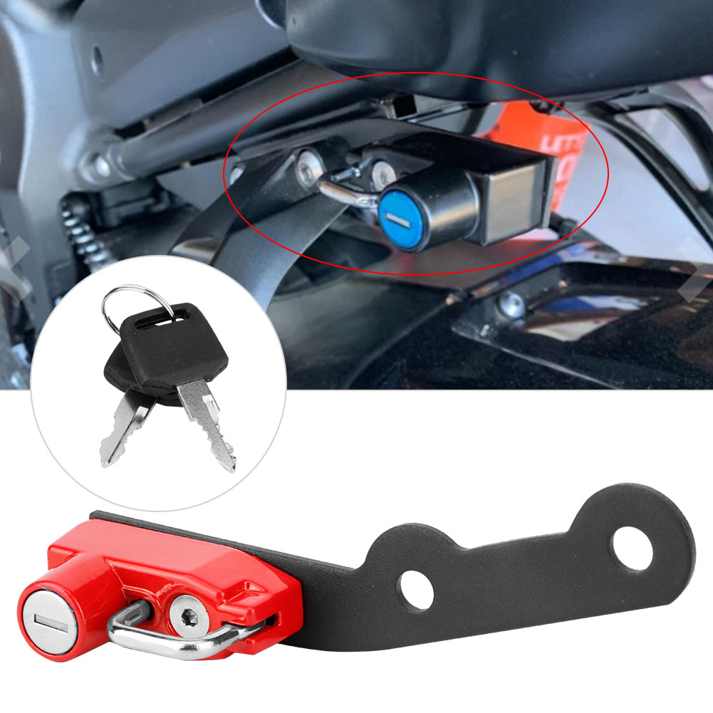 Helmbefestigungshaken Aus Aluminiumlegierung Zur Nachrüstung Für Motorräder, Passend Für Yamaha Mt-09, Fz-09, Fj-09, Xsr900, Rot