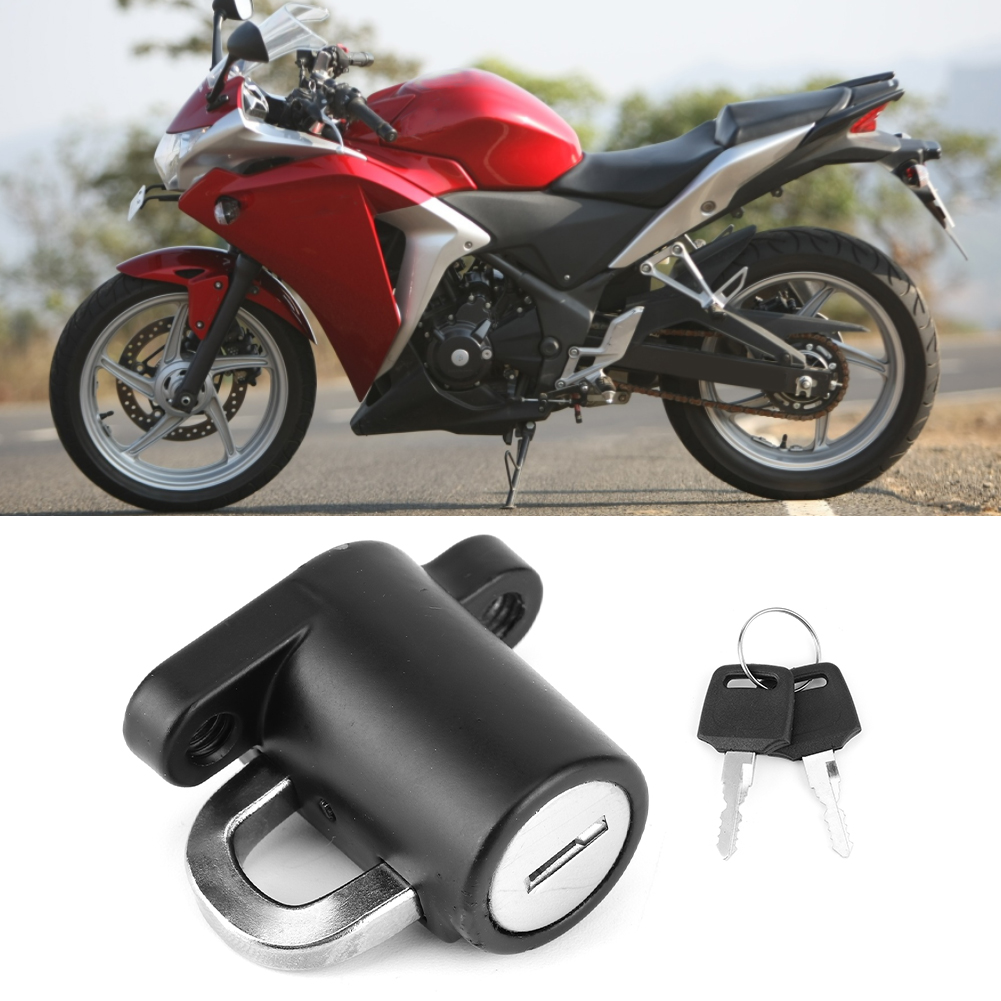 Universelles Helmschloss-aufhängeset Mit 2 Schlüsseln Für Motorrad Und Fahrrad