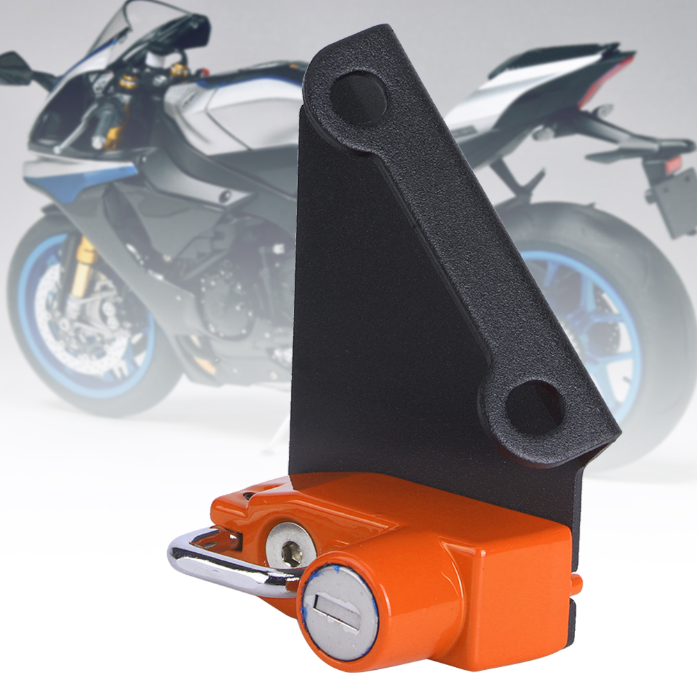 Motorrad-diebstahlsicherung Für Helme, Linke Seite, Passend Für Yamaha Yzf R1m R1s R6 (orange)