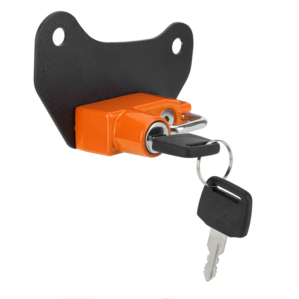 Motorrad-modifikations-helmschloss-halterungshaken Aus Aluminiumlegierung, Passend Für Indian Scout, Orange