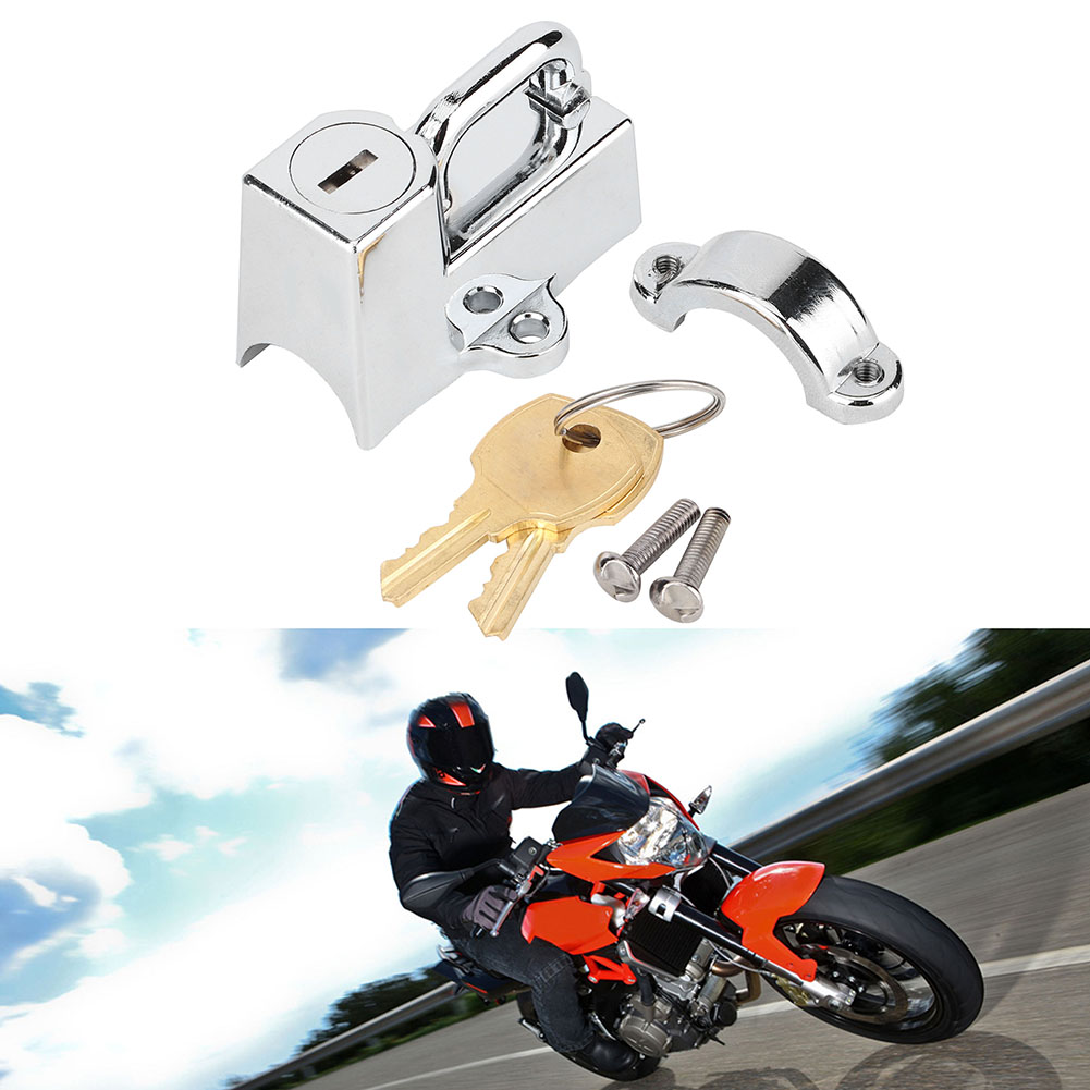 Kuryakyn Motorradhelmschloss Für Custom-modelle, Durchmesser 1-1/4 Bis 1-1/2, Modell 4232, Chrom-finish, Robuste Befestigung Für Cruiser.