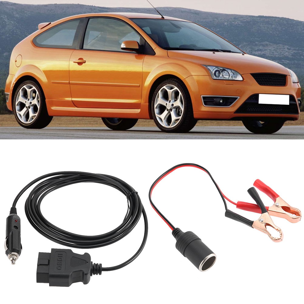 Obd2-speicher-backup-kabel Für Kfz-steuergeräte, 12v-notstromversorgung Mit Klemme, Batteriespannungs-erhaltungsset, Autozubehör.