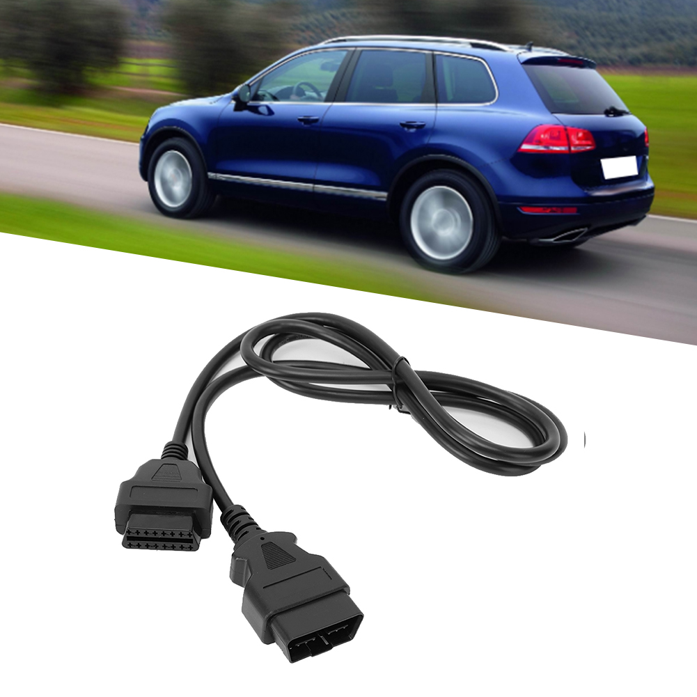 16-poliges Kfz-diagnose-adapterkabel Für Elm327 (stecker Auf Buchse), Obd-verlängerungskabel, 1,5 M / 4,9 Fuß