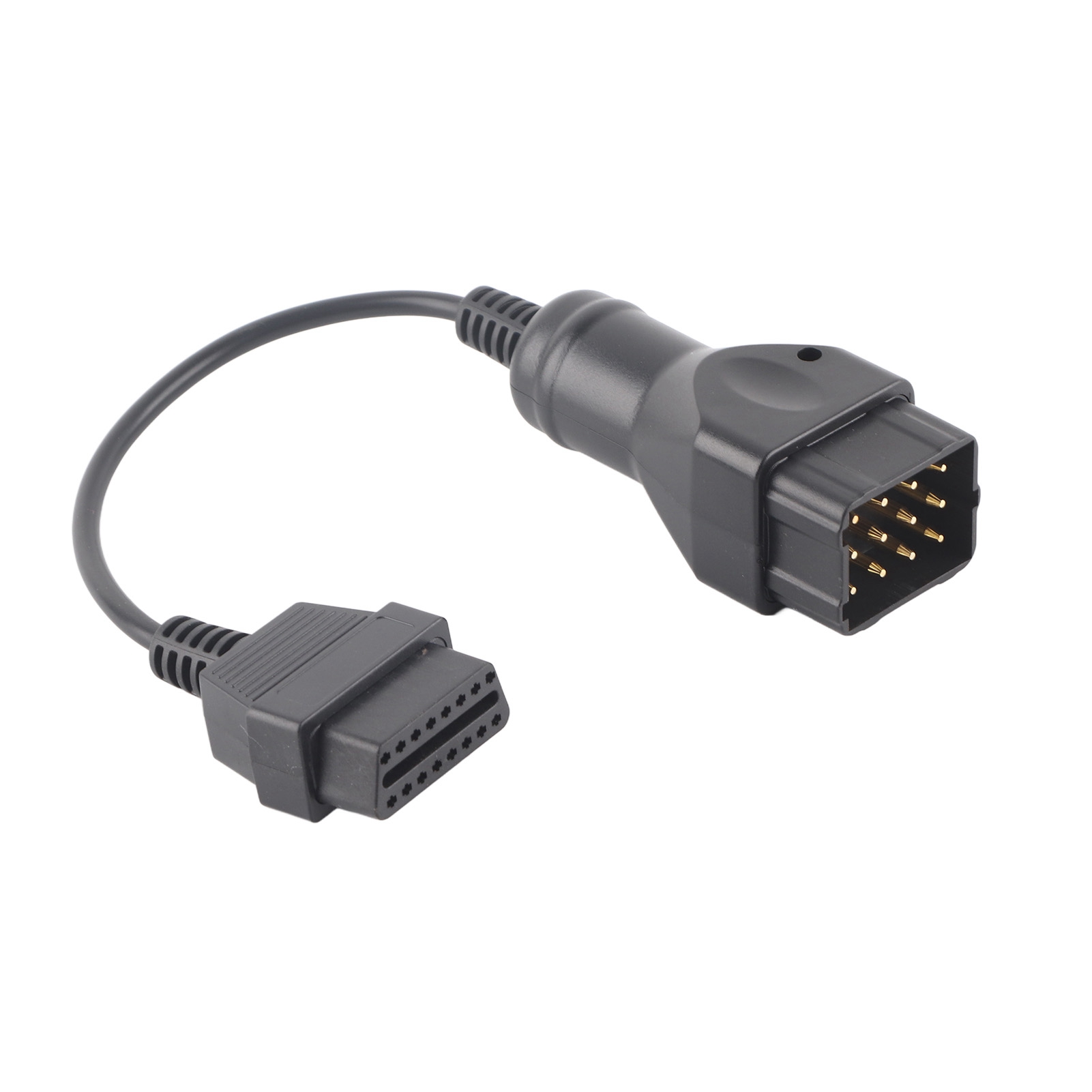 Obd2 12-pin Auf 16-pin Adapterkabel, Obdii-anschluss Für Autos, Kompatibles Diagnosezubehör