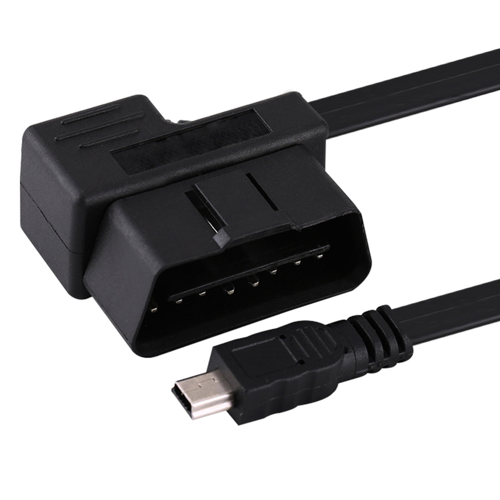 Obd2 16-pin Auf Mini-usb-diagnoseadapterkabel, 180 Cm Verlängerung Für Fahrzeuge, Eobd Obdii-tool, Stecker, Kompatibel Mit Fahrzeugscannern, Hohe Qualität