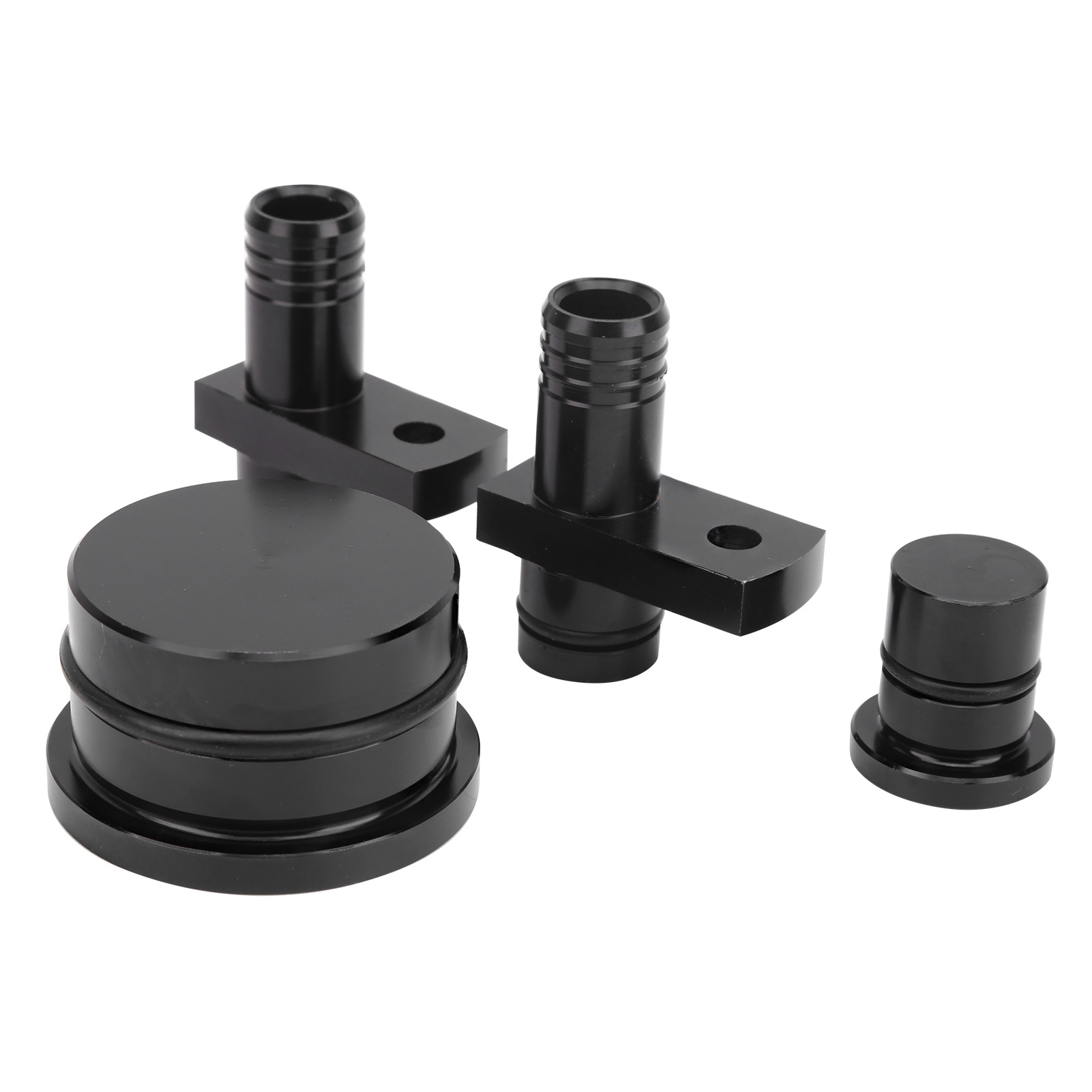 Pcv-anschluss Mit Bypass- Und Resonatorstopfen Für Gm Duramax 6.6l (2004,5–2010), Schwarz, Motor-bypass-kit