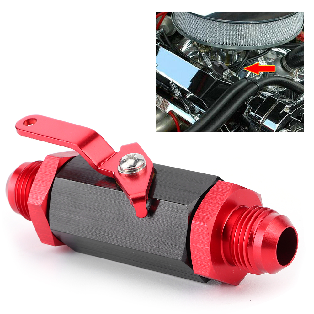 Y974 -10an Absperr-rückschlagventil Aus Aluminiumlegierung Für An10-kraftstoffleitungen, Rot