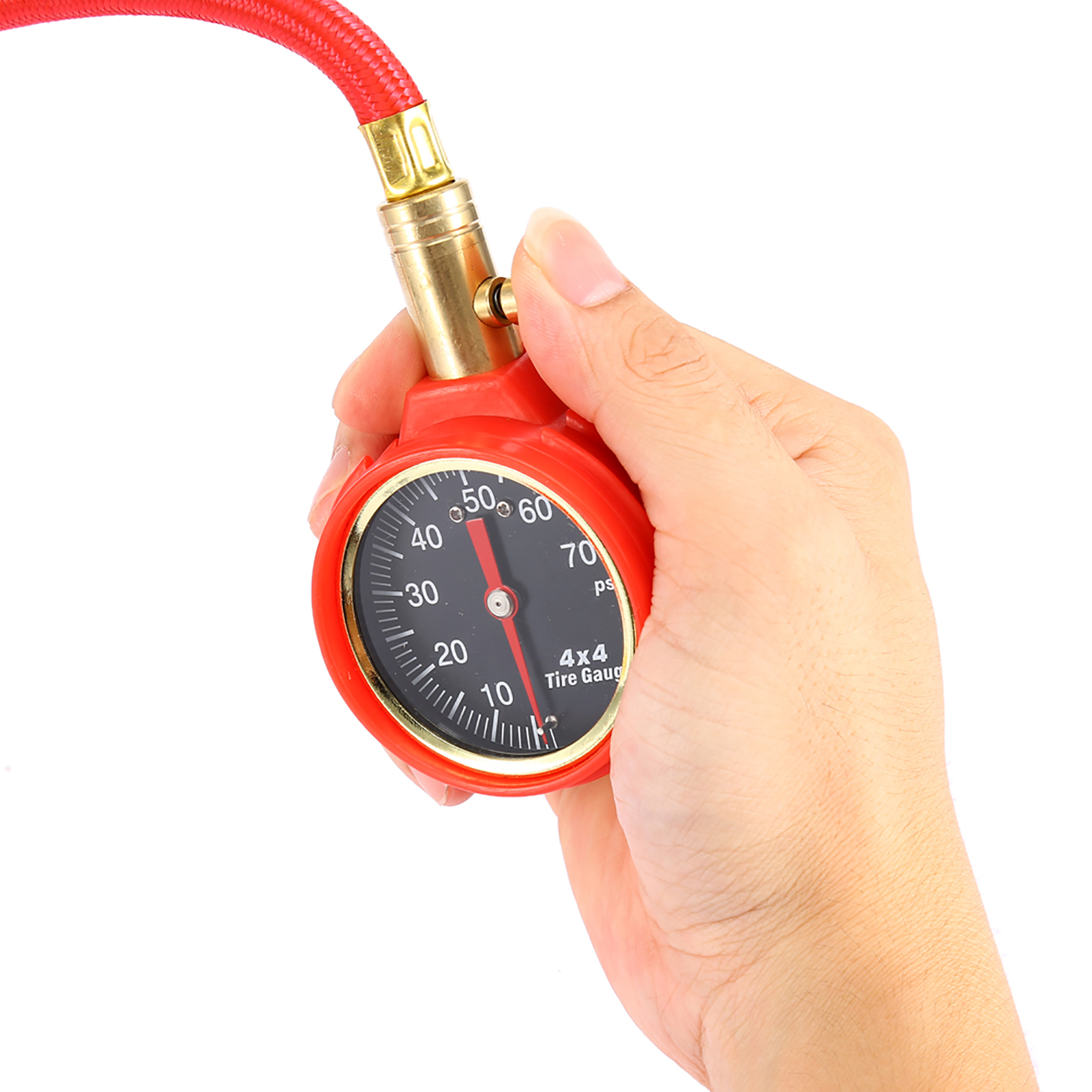Reifendruckmesser Für Pkw, Lkw, Motorrad Und Transporter – Manometer Mit Präziser Anzeige, Universeller Luftdruckprüfer.