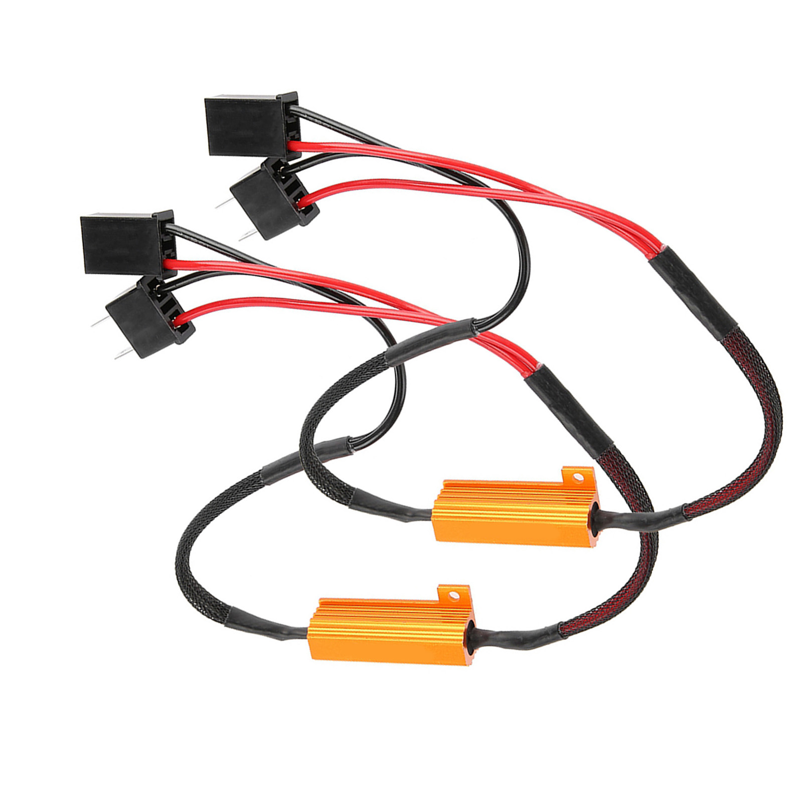 Set Mit 2 H7-led-decodern, Fehlerfrei, Blitzgeschützt, Mit Lastwiderstand Für Abblendlicht, Fahrzeugspezifisch Anpassbar
