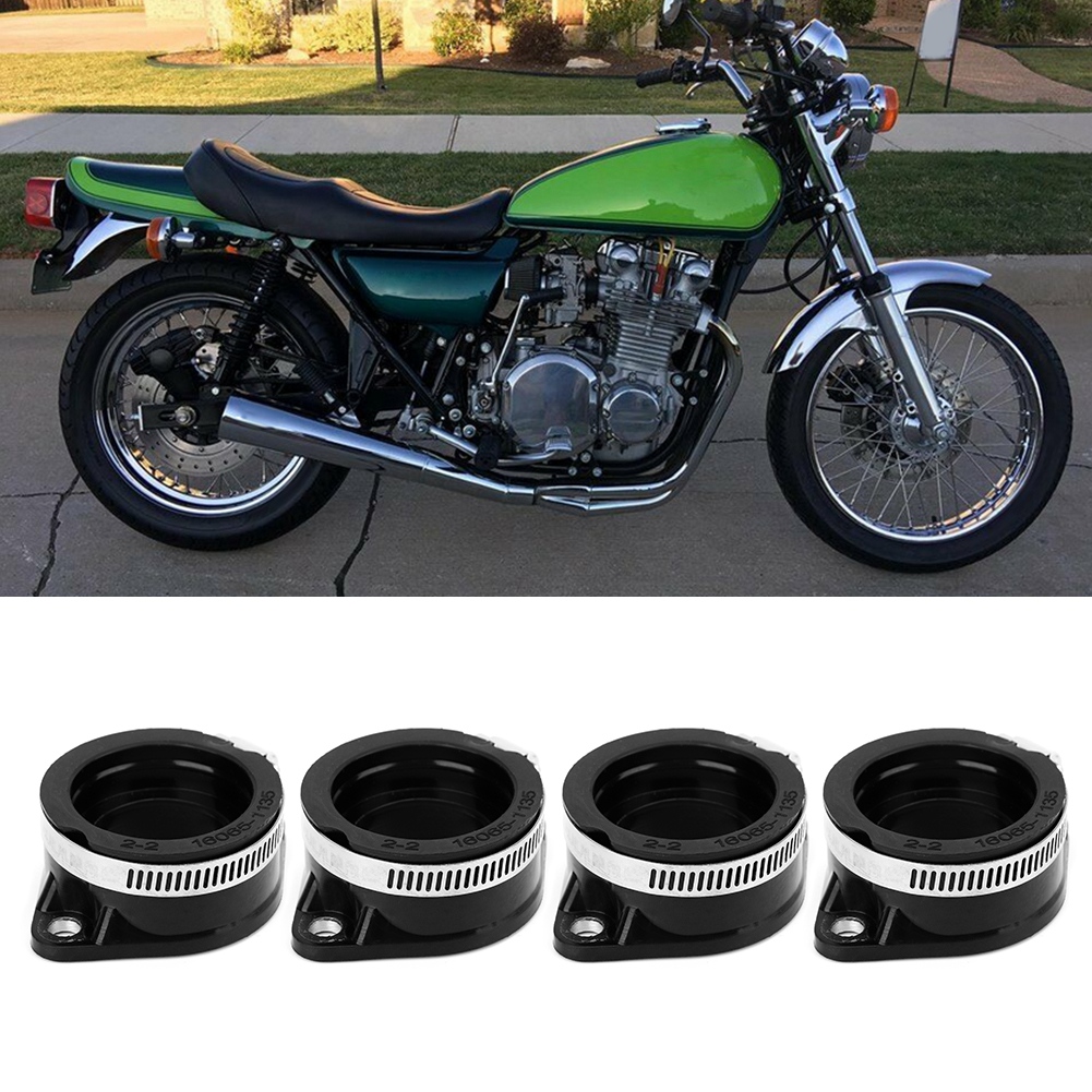 4-teiliger Vergaser-ansaugkit Mit Montagehalterung Für Kawasaki Kz1000 Kz1100 11-4853