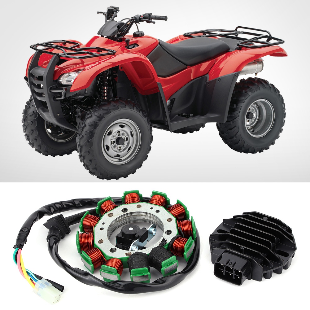 Stator & Regler-gleichrichter Passend Für Honda Atv Trx400ex / Sportrax 400ex 1999-2009 2012