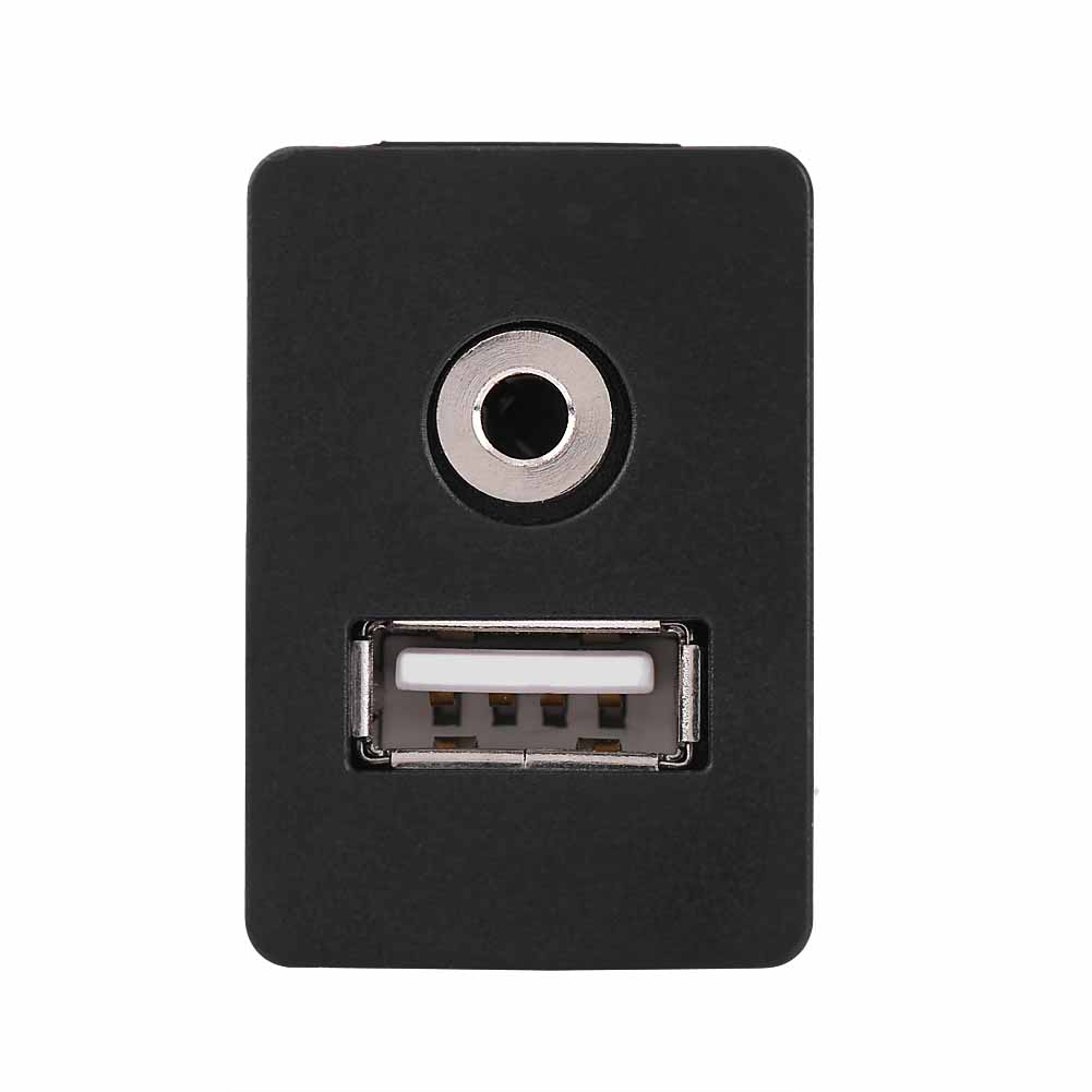 3,5-mm-usb-anschluss/aux-buchse Für Einbau In Auto/boot – Montageplatte Mit Verlängerungskabel, Armaturenbrettanschluss