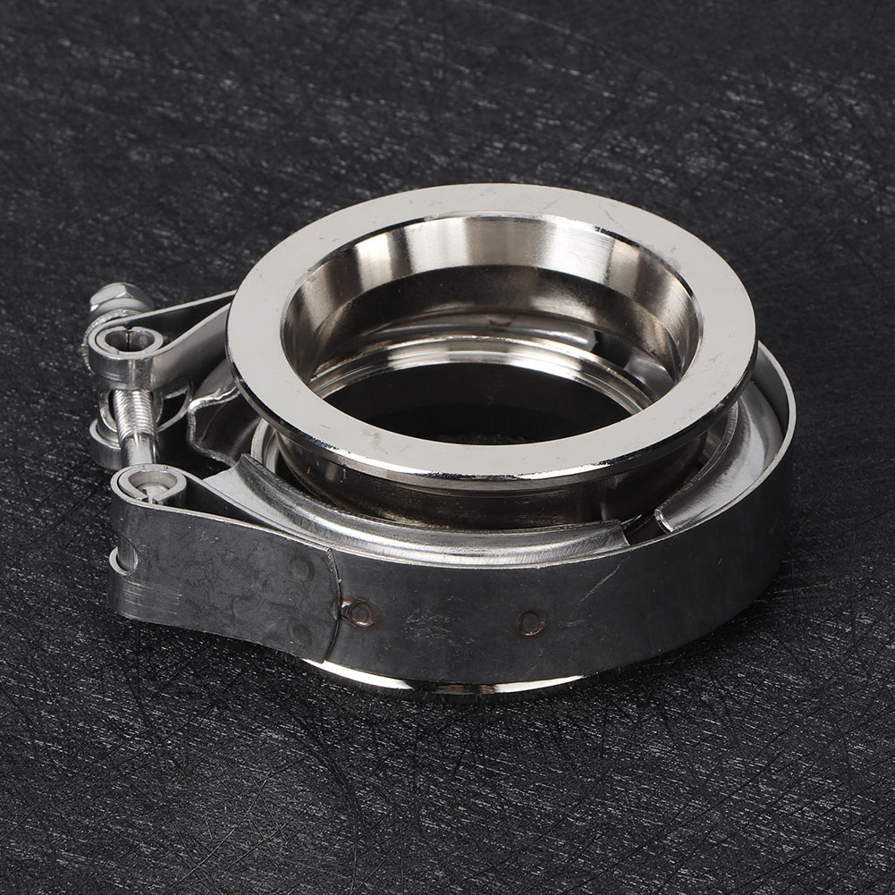 Edelstahl-v-band-klemme Mit Flansch Für Autoauspuffrohre (2,25 Zoll – 57 Mm)