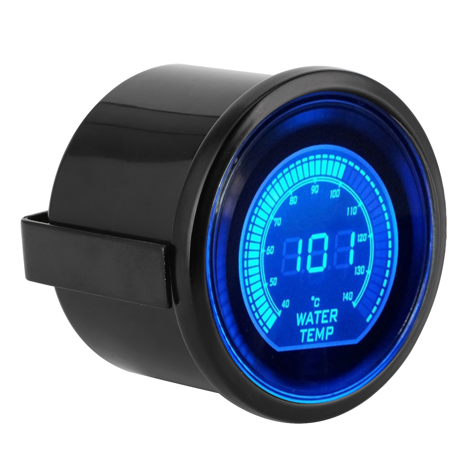 Wassertemperaturanzeige Mit Sensor Für Evo-serie, 52 Mm/2 Zoll, Blaue Und Rote Led-hintergrundbeleuchtung, Universelle Kühlmittelanzeige