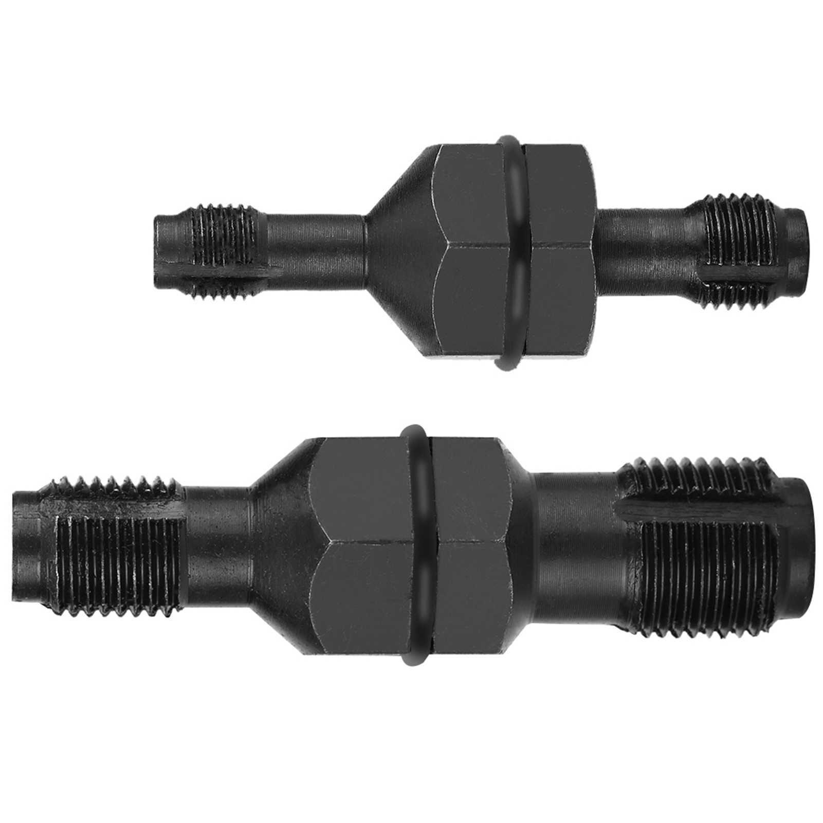 Satz Mit 2 Zündkerzengewindebohrern, Kohlenstoffstahl, Steigung M10x1,0, M12x1,25, M14x1,5, M18x1,5
